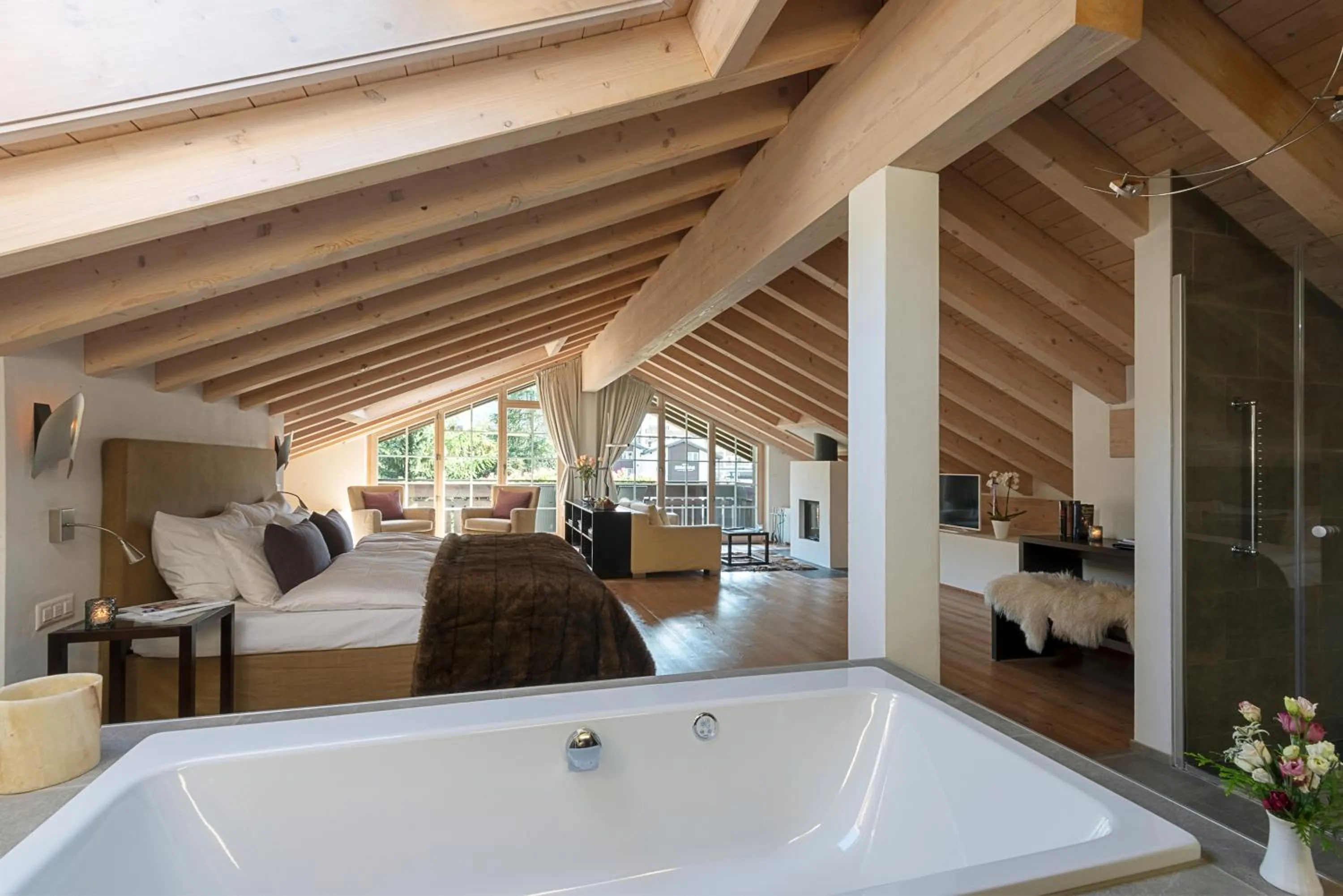 Bathroom in Le Mirabeau Resort & Spa