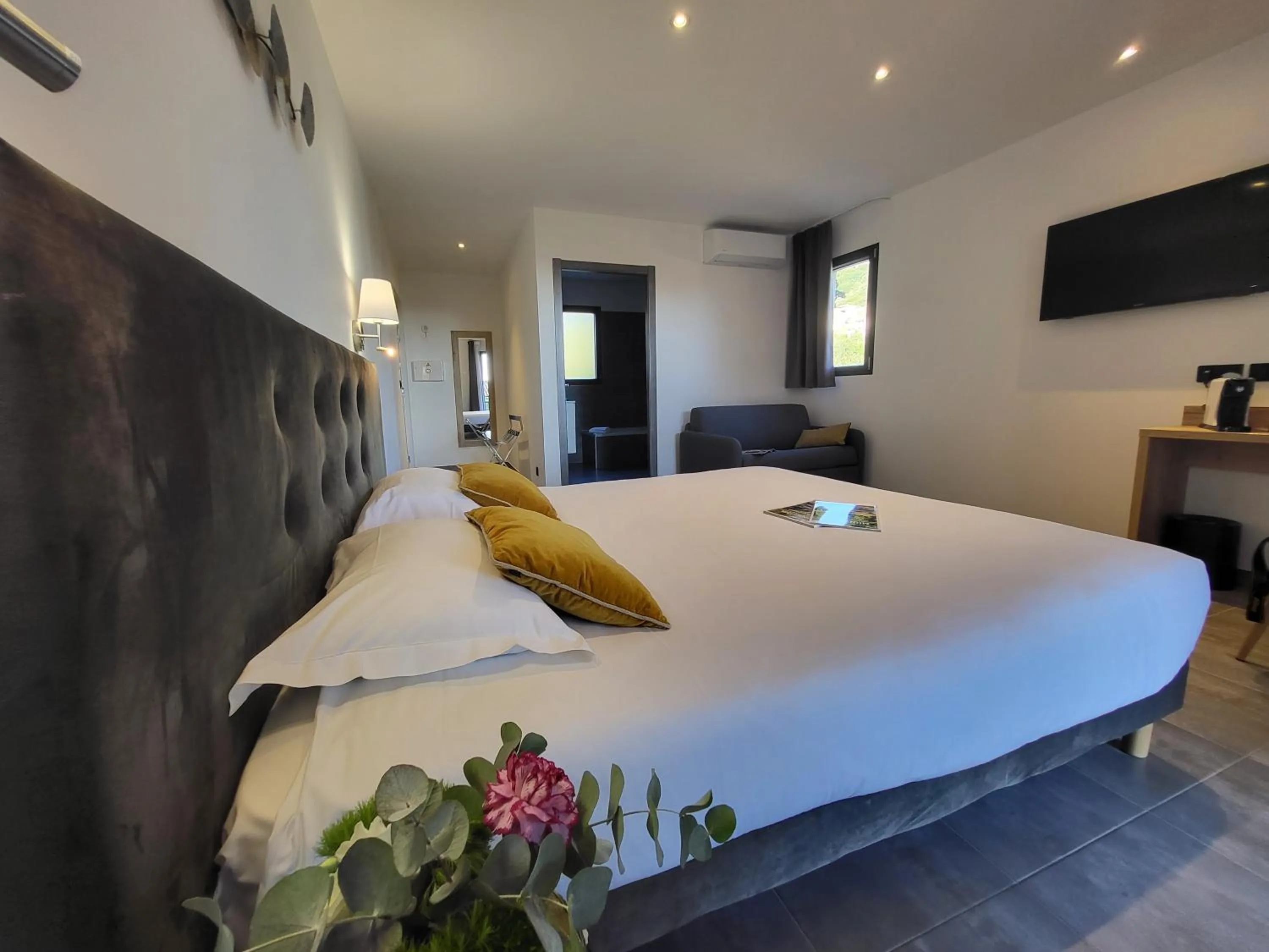 Bed in Hôtel Casa Mea