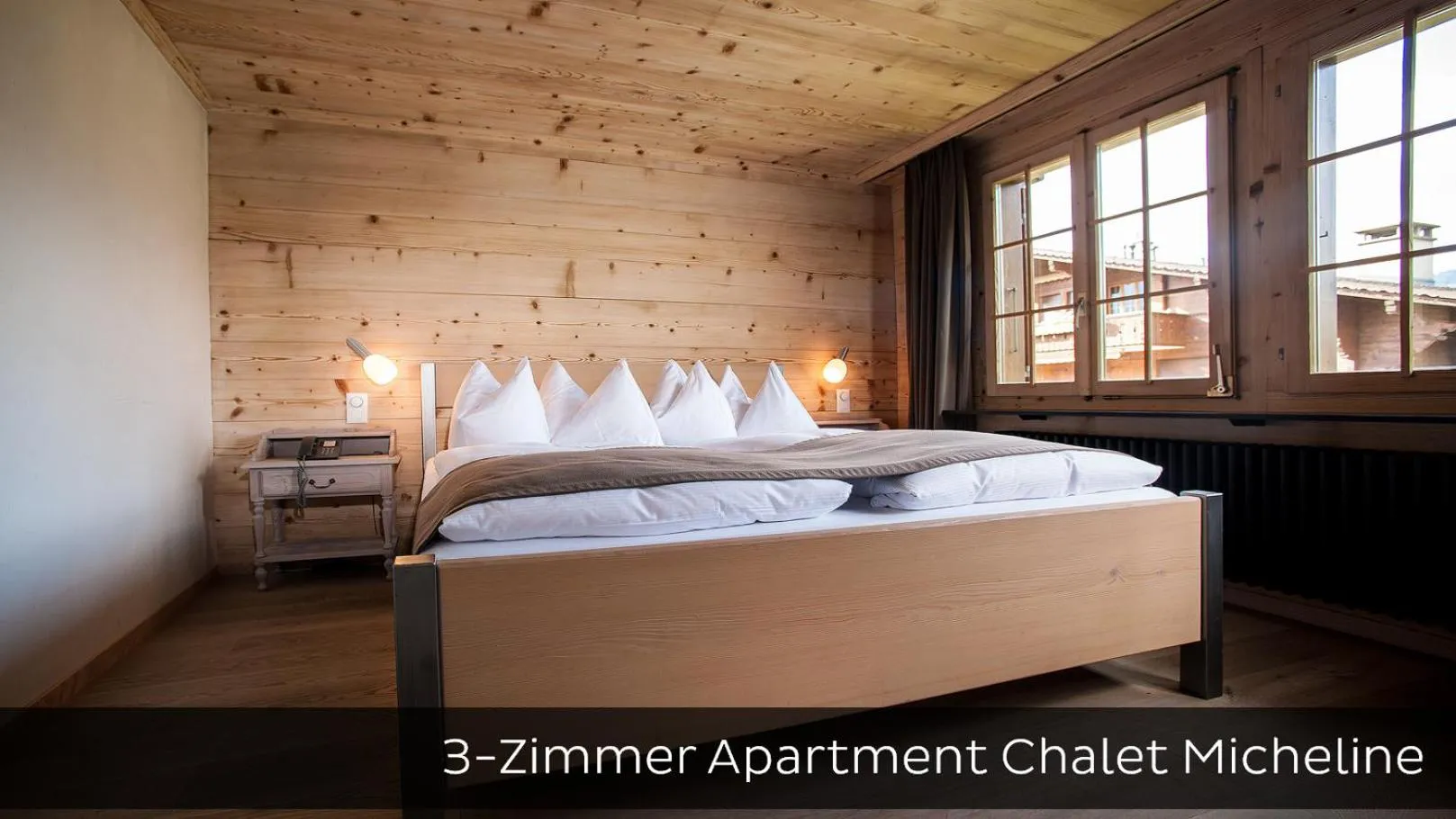 Bedroom, Bed in Hotel Arc-en-ciel Gstaad