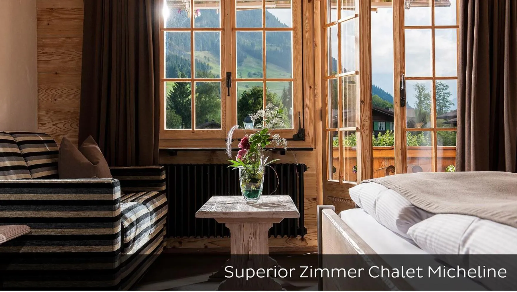 Living room in Hotel Arc-en-ciel Gstaad