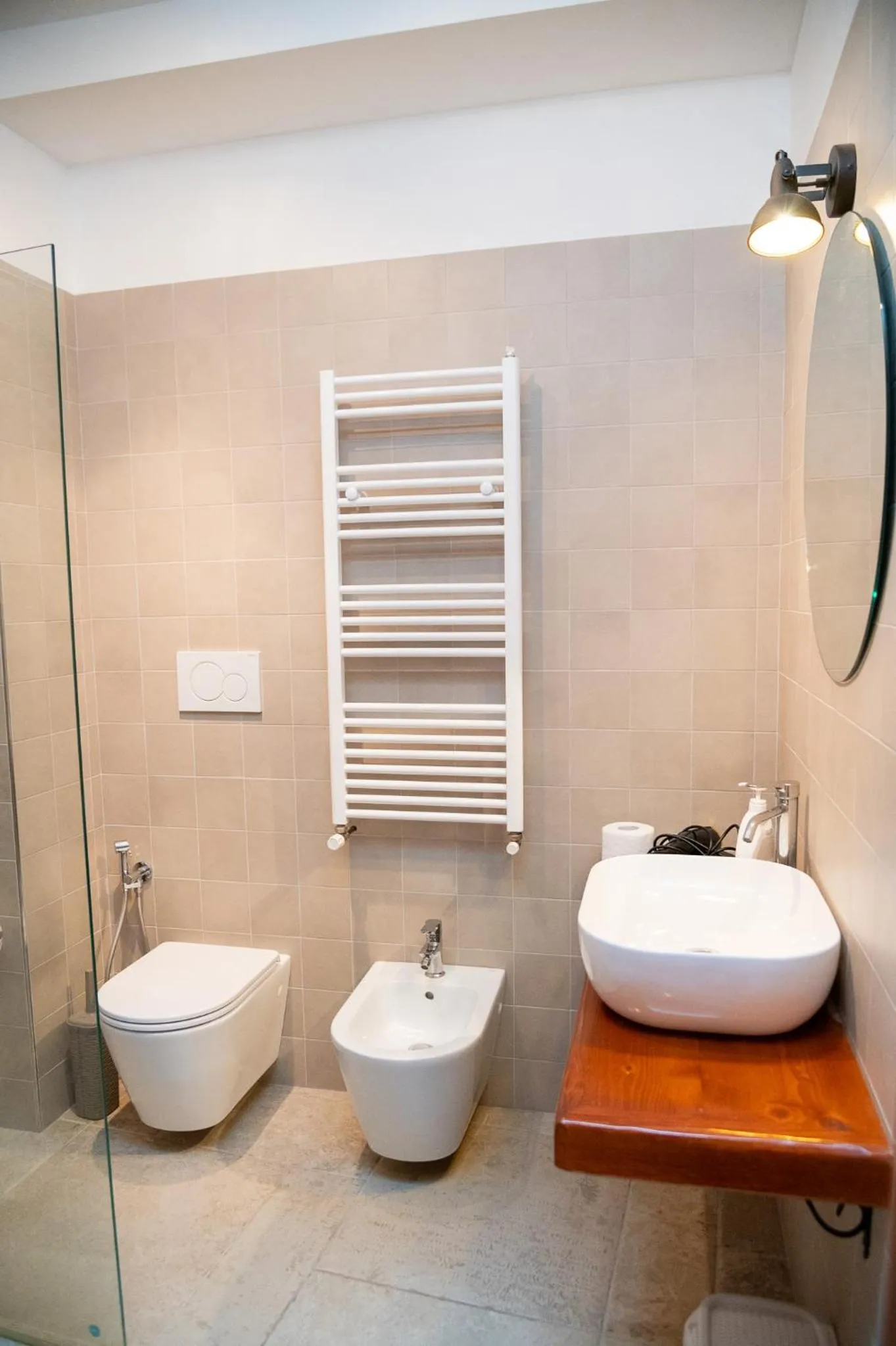 Shower in B&B Pietra Rosa