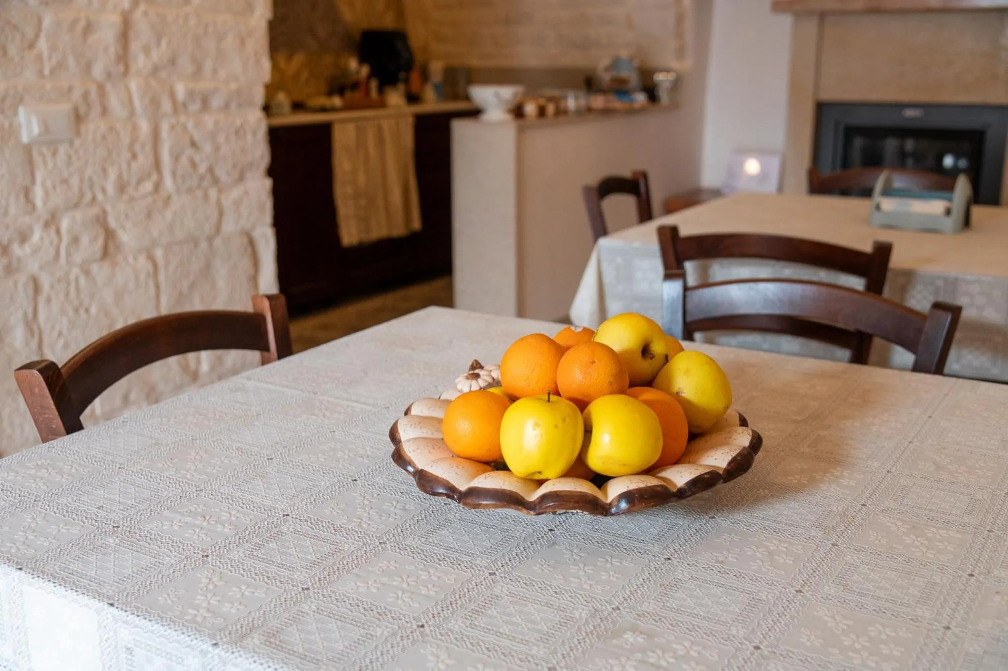 Kitchen or kitchenette in B&B Pietra Rosa