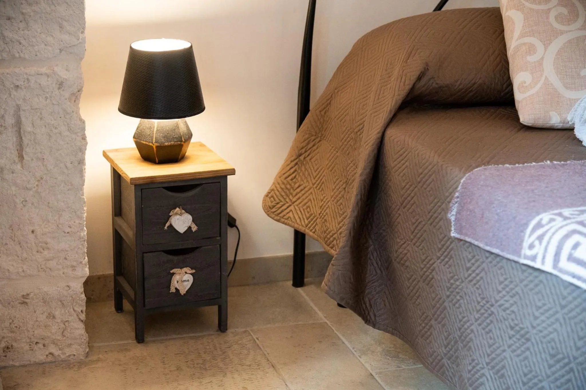 Bed in B&B Pietra Rosa