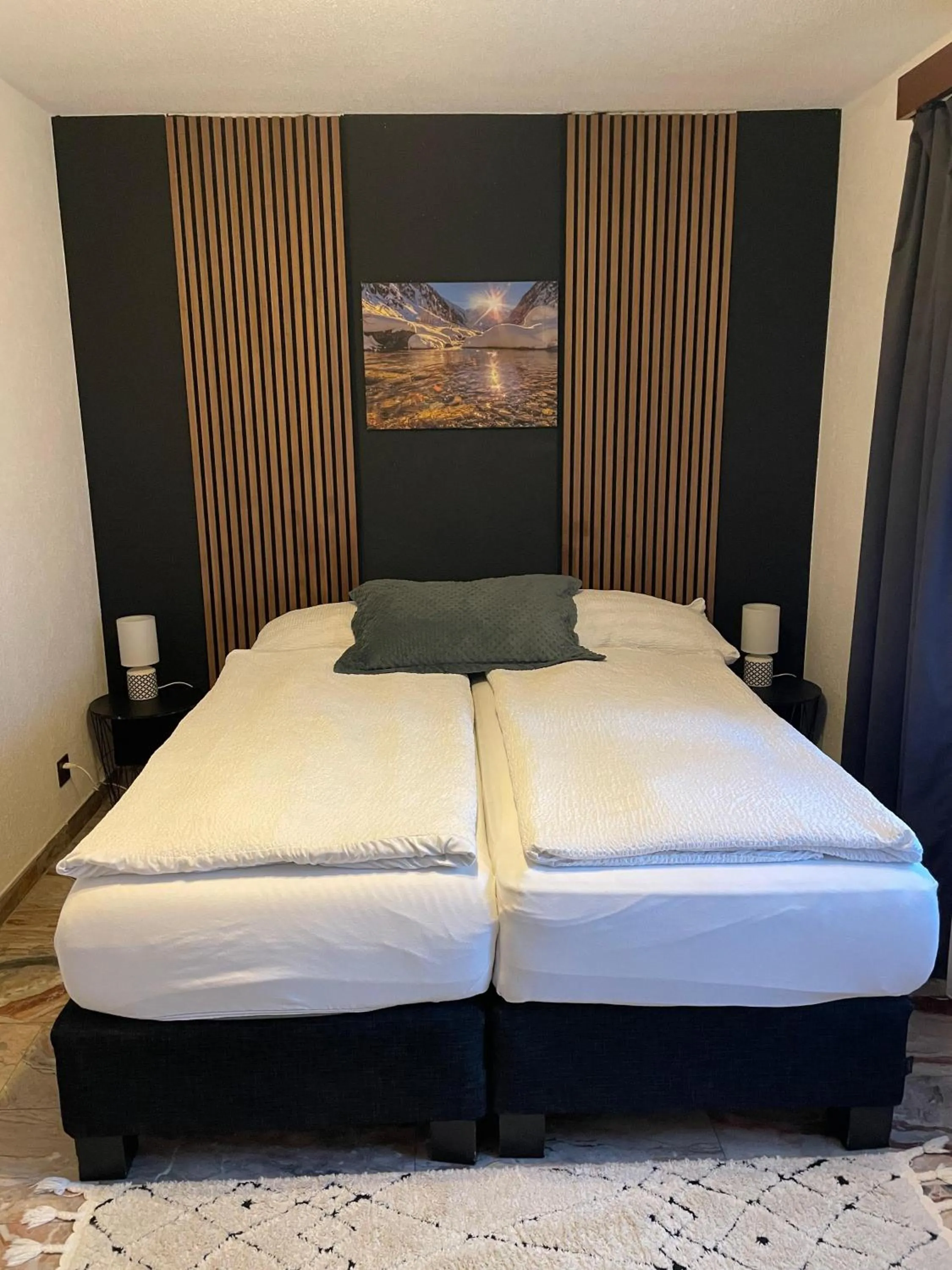 Bed in Hotel Europe Brig