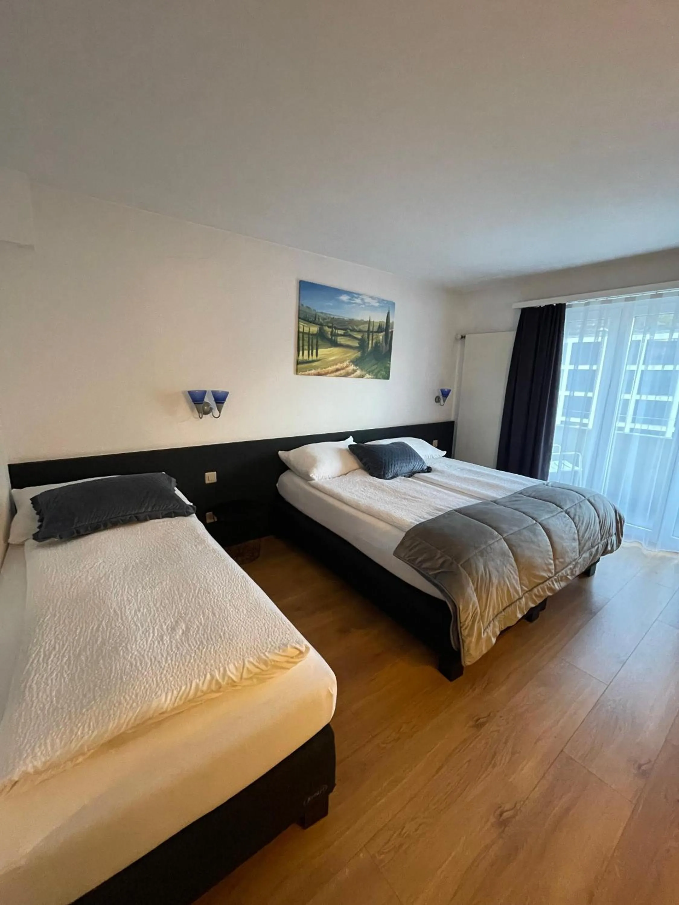 Bed in Hotel Europe Brig