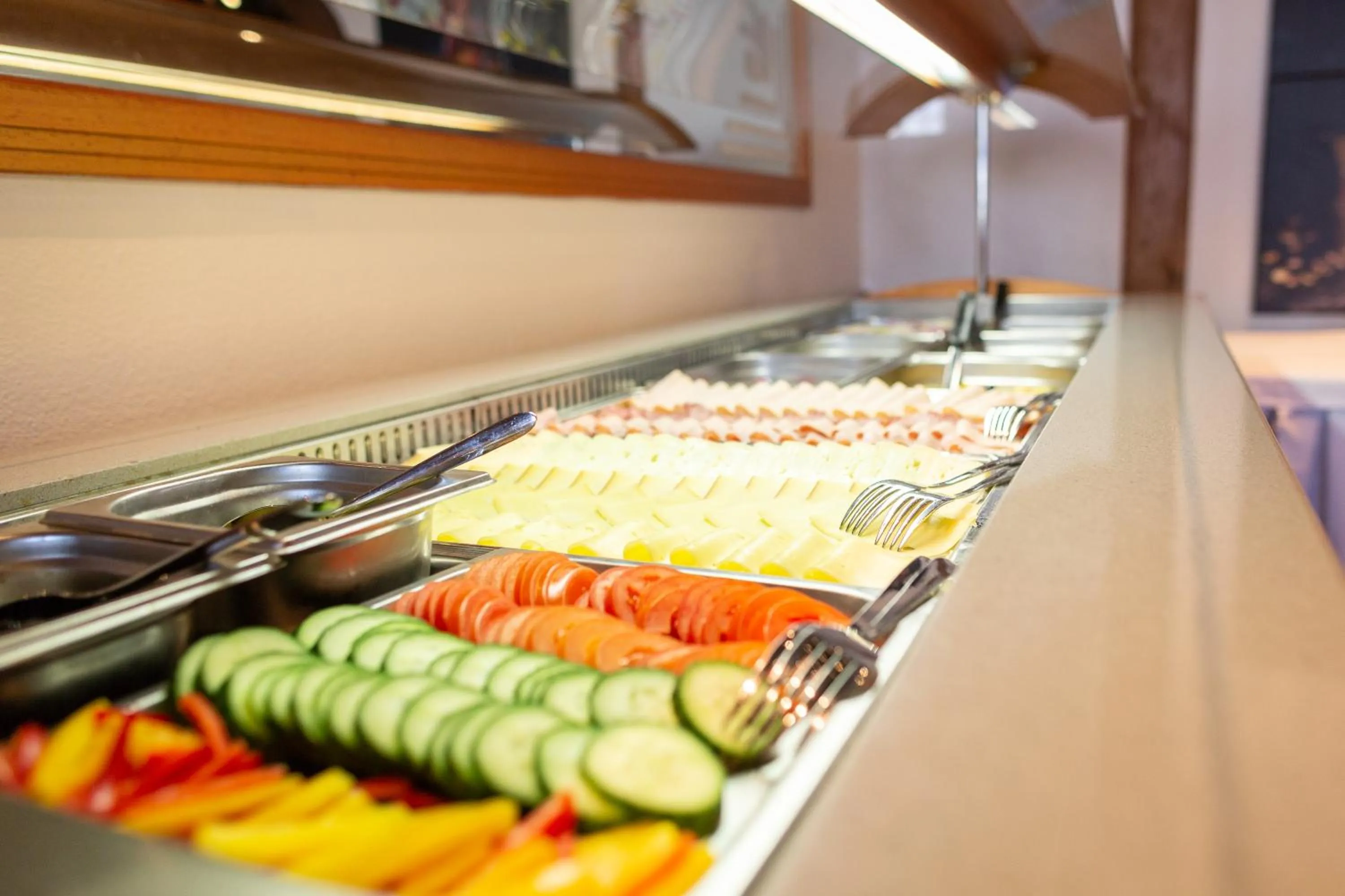 Buffet breakfast in Hotel Alfa