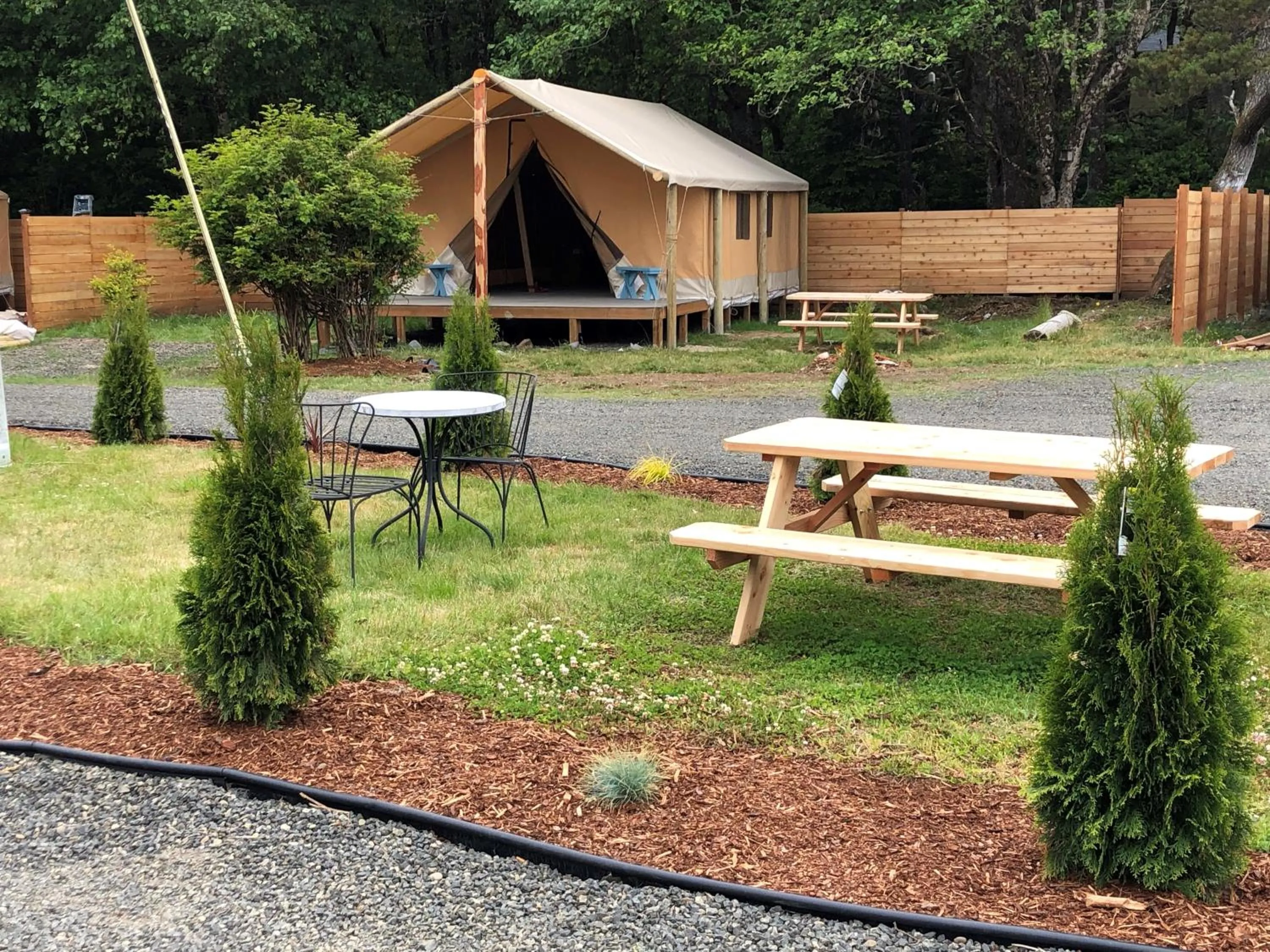 Patio in Pacific Dunes Resort