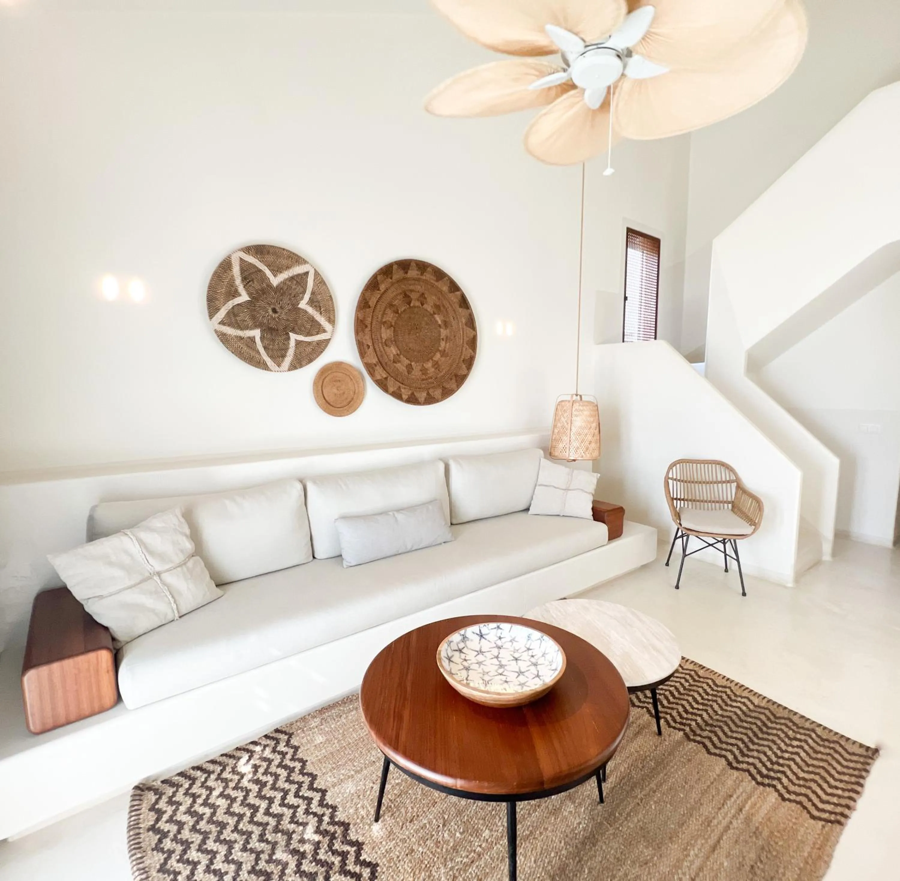 Living room in Pilos Suites