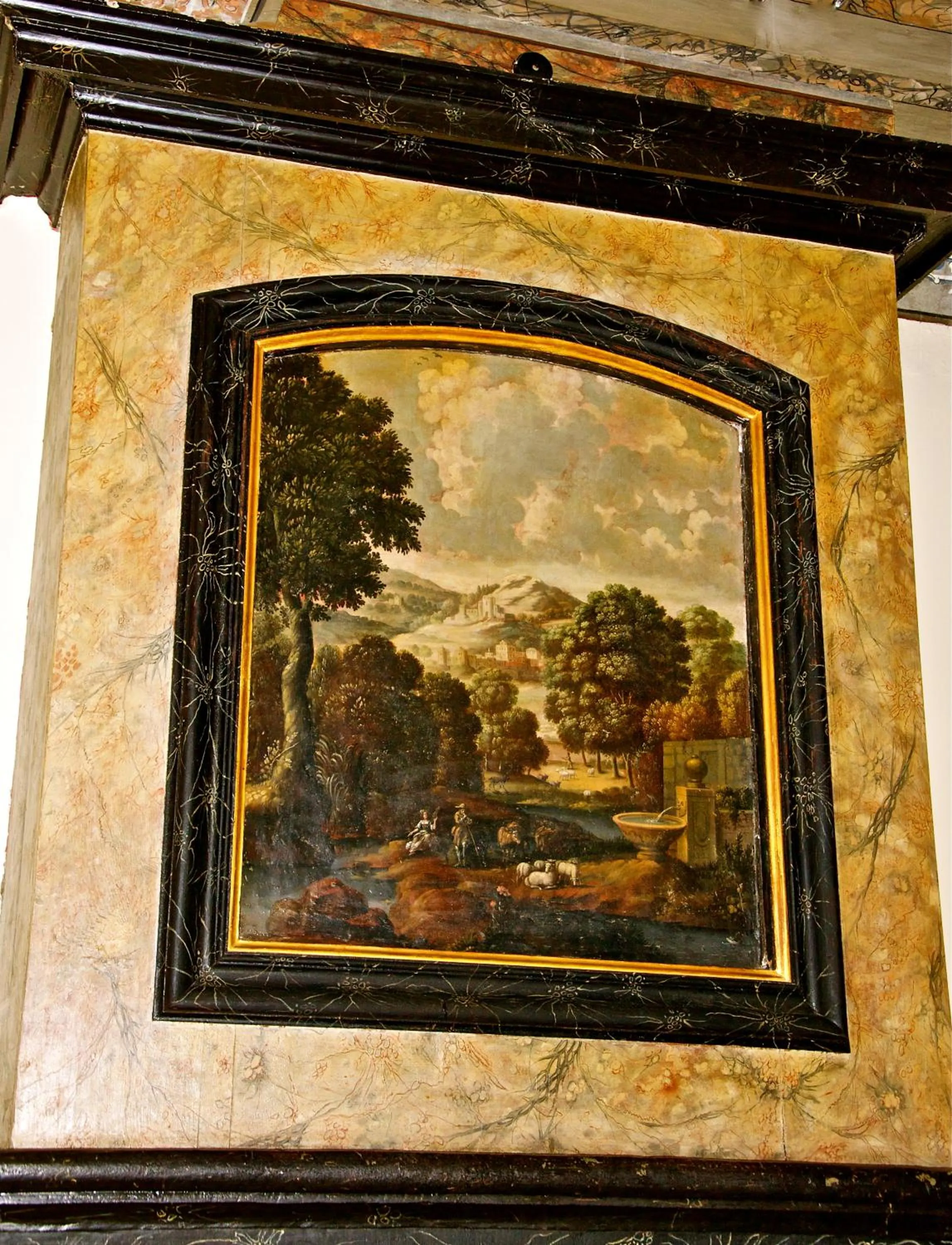 Decorative detail in Aux chambres du Banneret