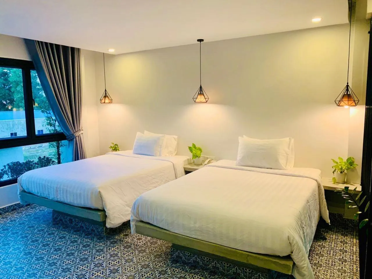 Bedroom, Bed in Raing Phnom Bungalow