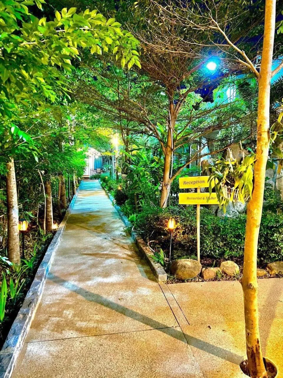 Garden in Raing Phnom Bungalow