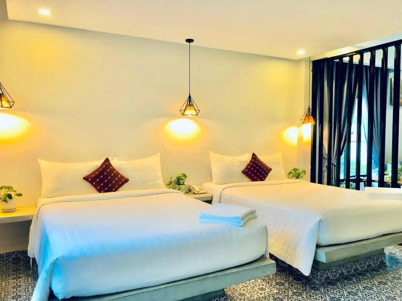 Bedroom, Bed in Raing Phnom Bungalow