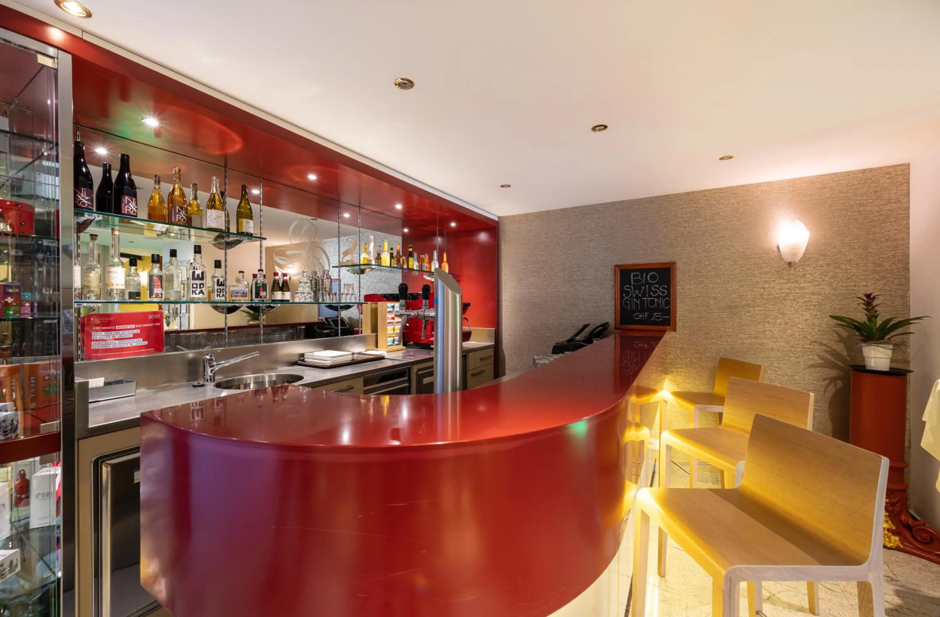 Lounge or bar in GAIA Hotel Basel - the sustainable 4 star hotel