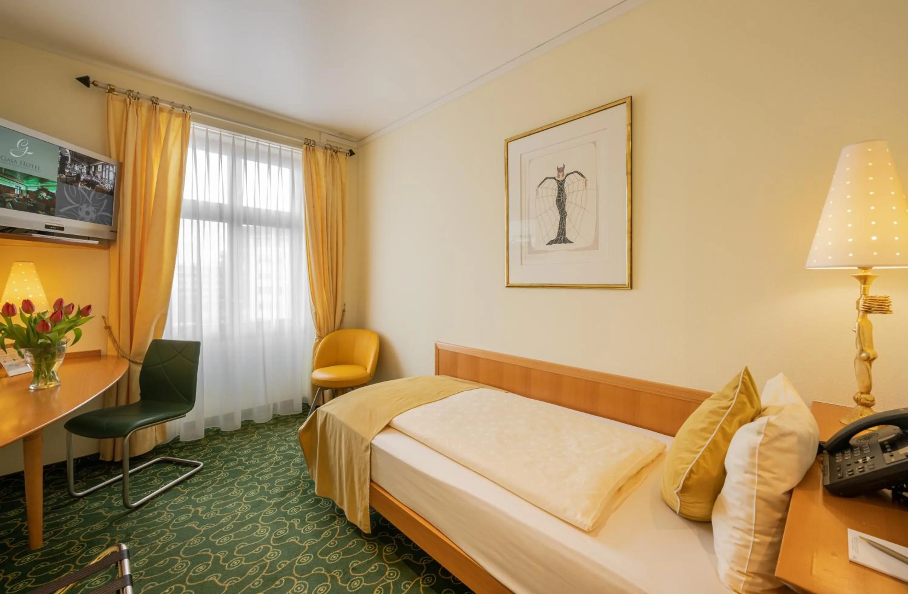 Photo of the whole room, Bed in GAIA Hotel Basel - the sustainable 4 star hotel