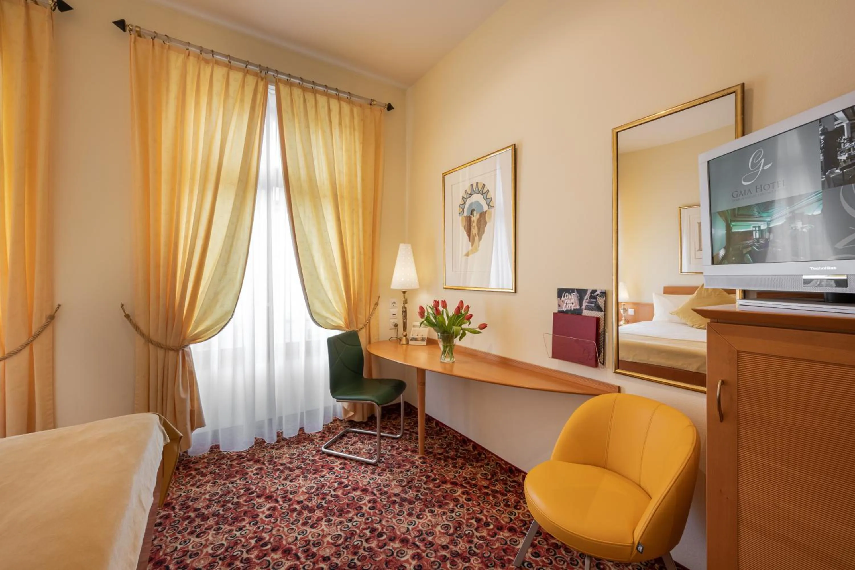 Photo of the whole room in GAIA Hotel Basel - the sustainable 4 star hotel