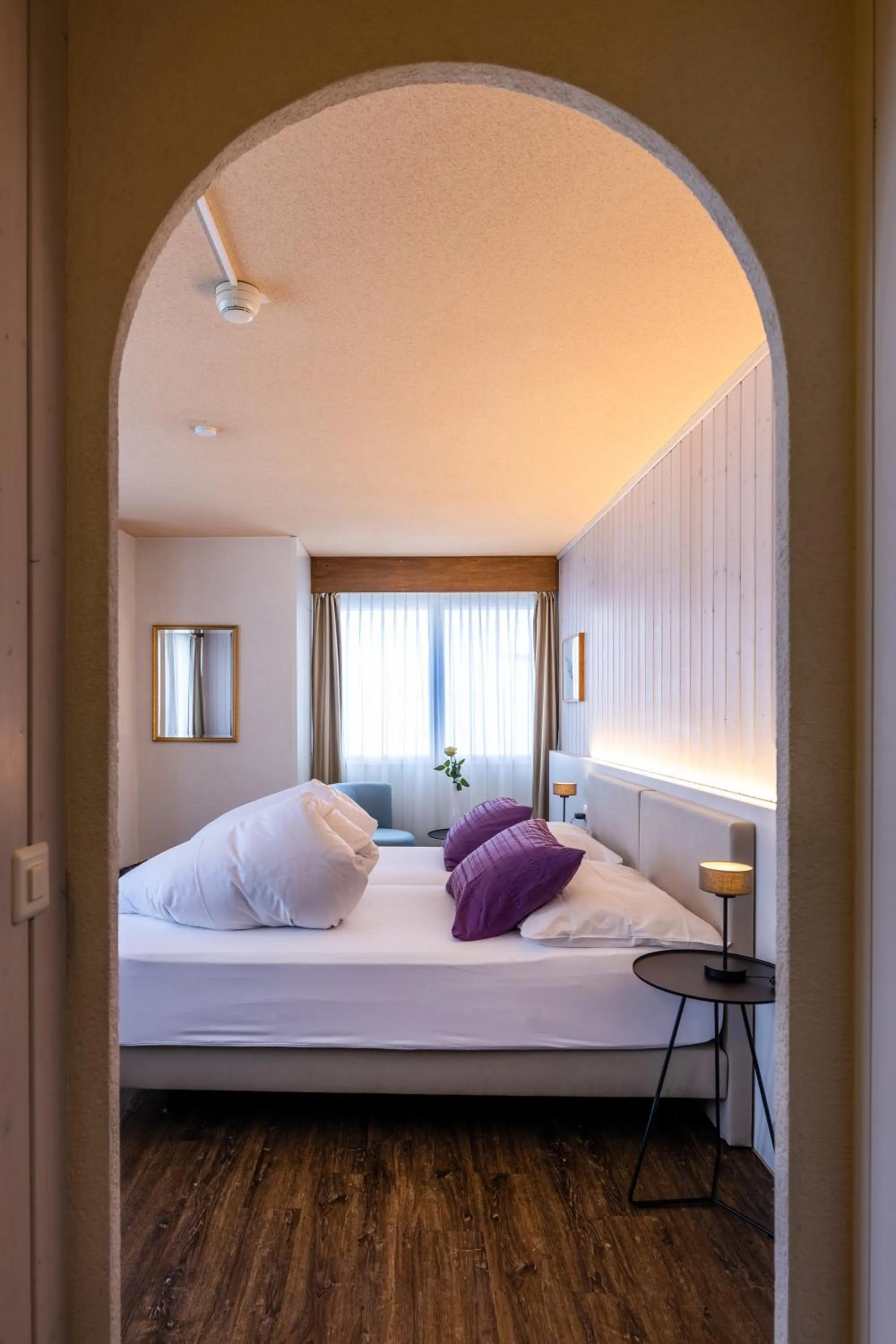 Bed in Hotel Rischli