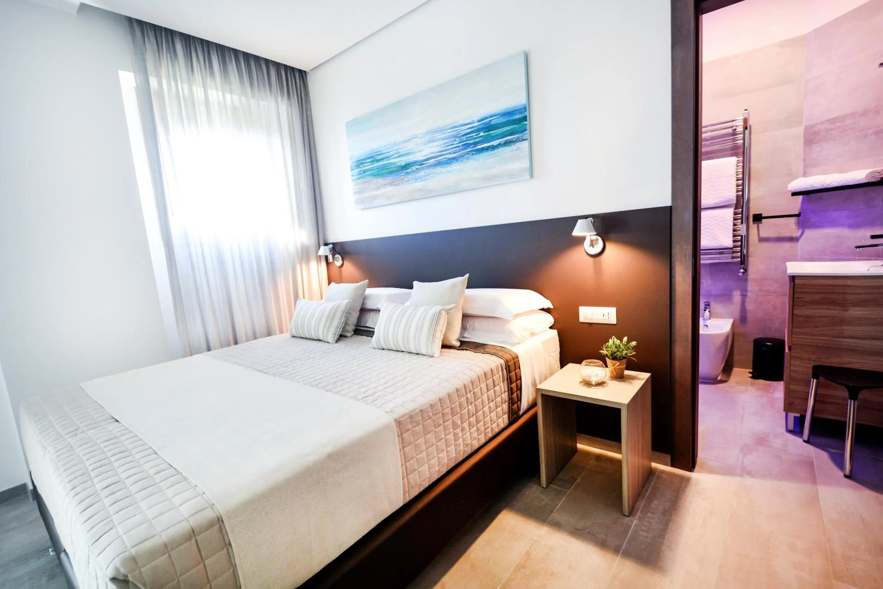 Bed in Sunset Home Sorrento