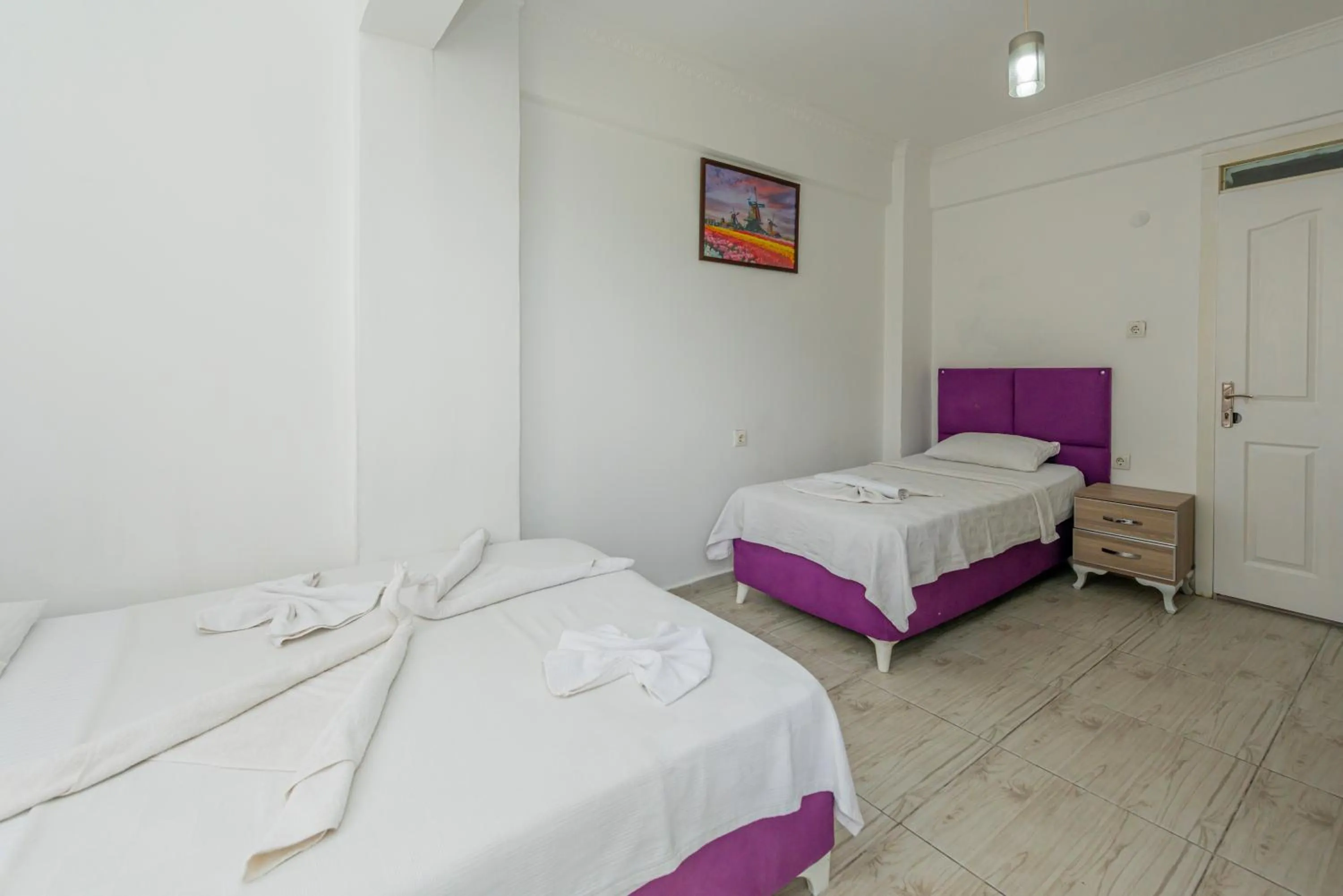 Bed in Aliş Hotel Fethiye