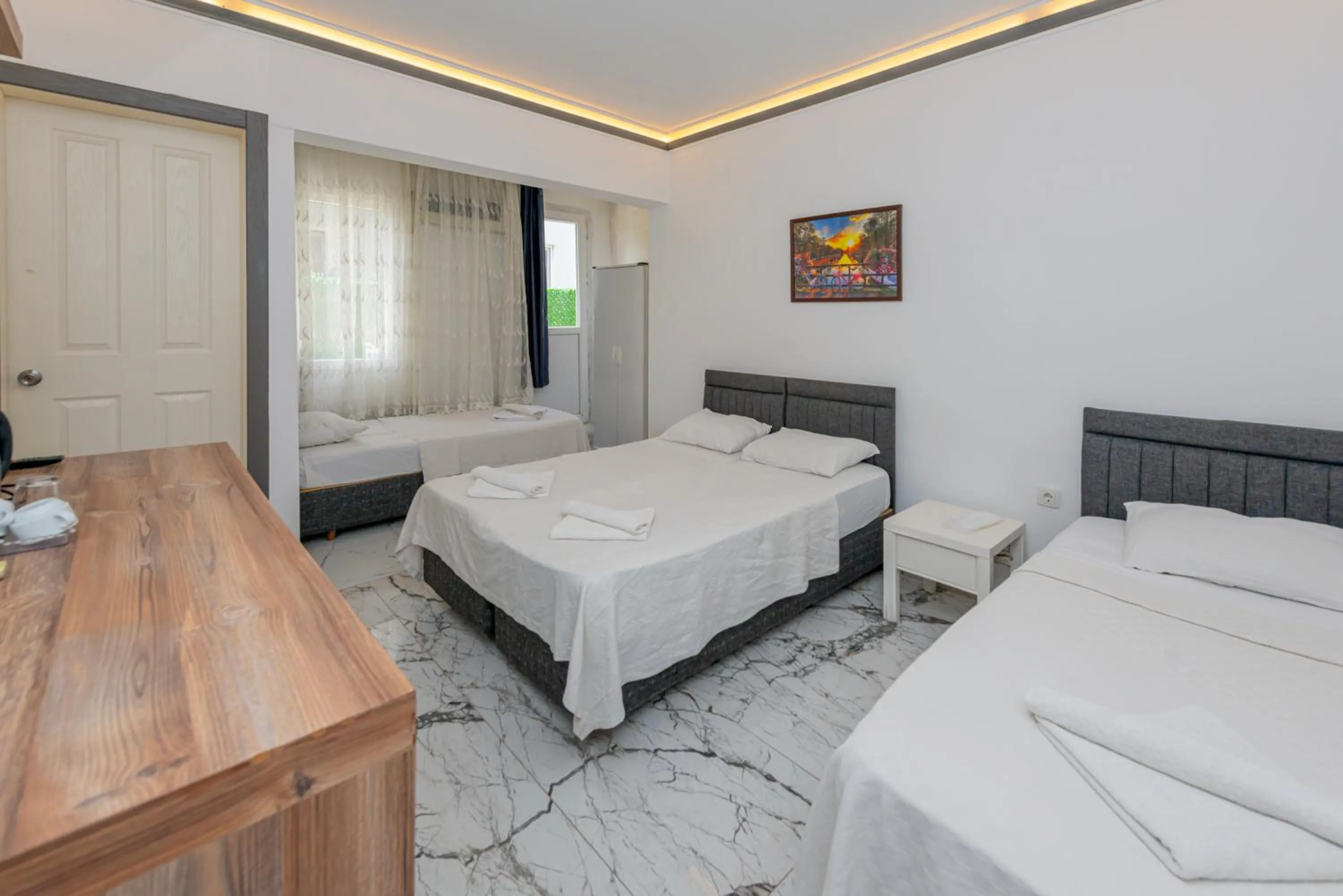 Bed in Aliş Hotel Fethiye