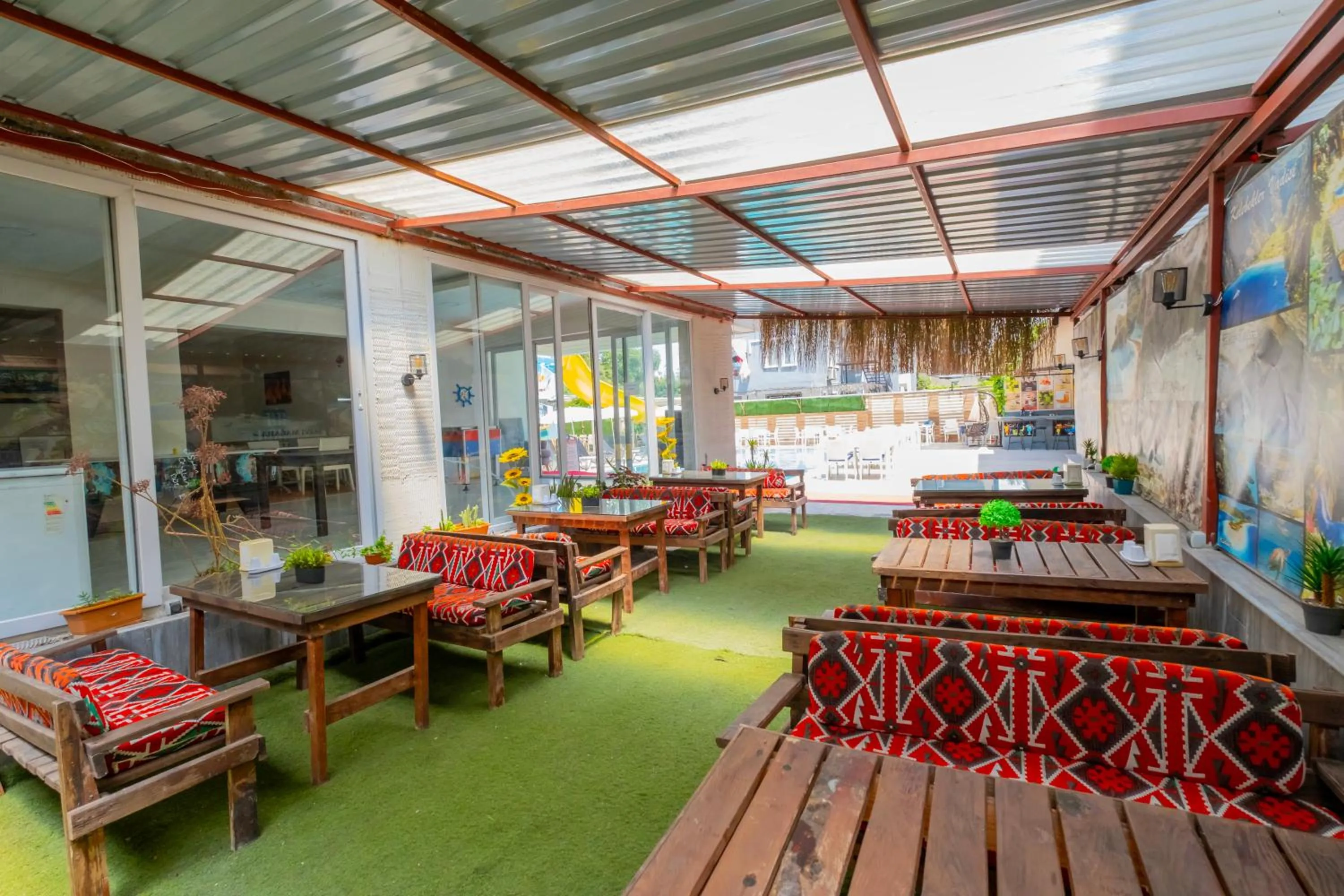 Patio in Aliş Hotel Fethiye