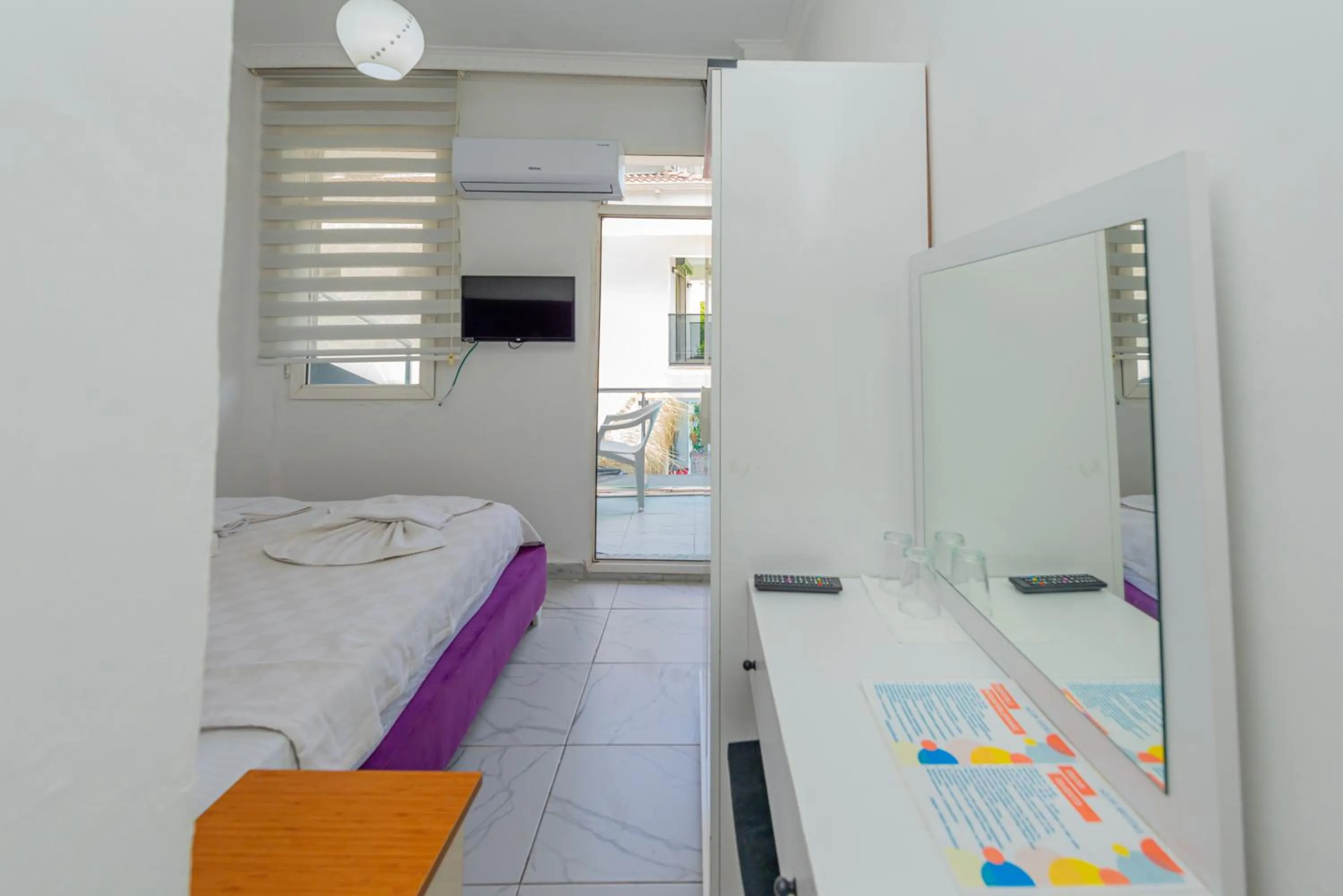 Bed in Aliş Hotel Fethiye