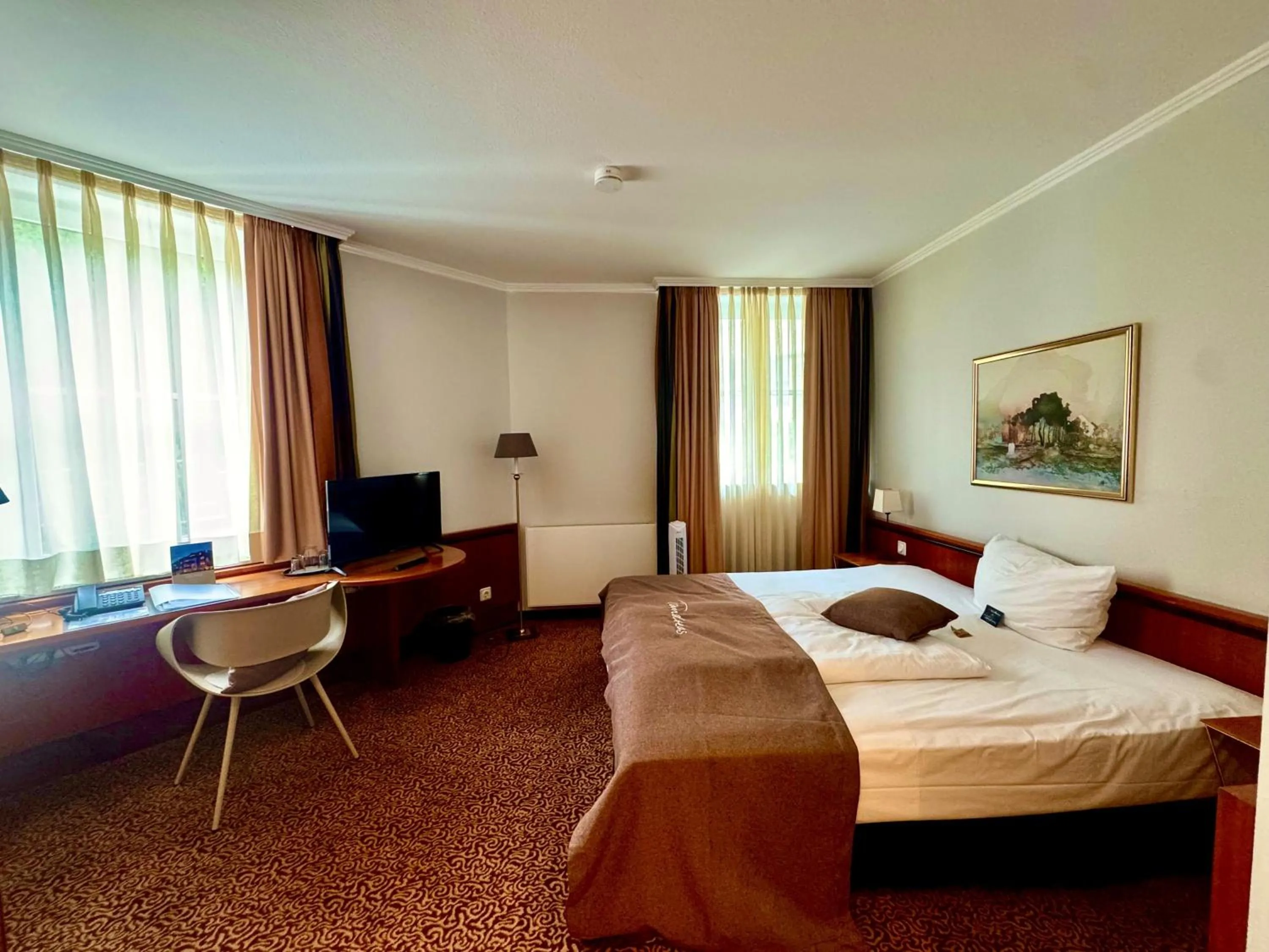 Bed in Tandreas Hotel & Restaurant