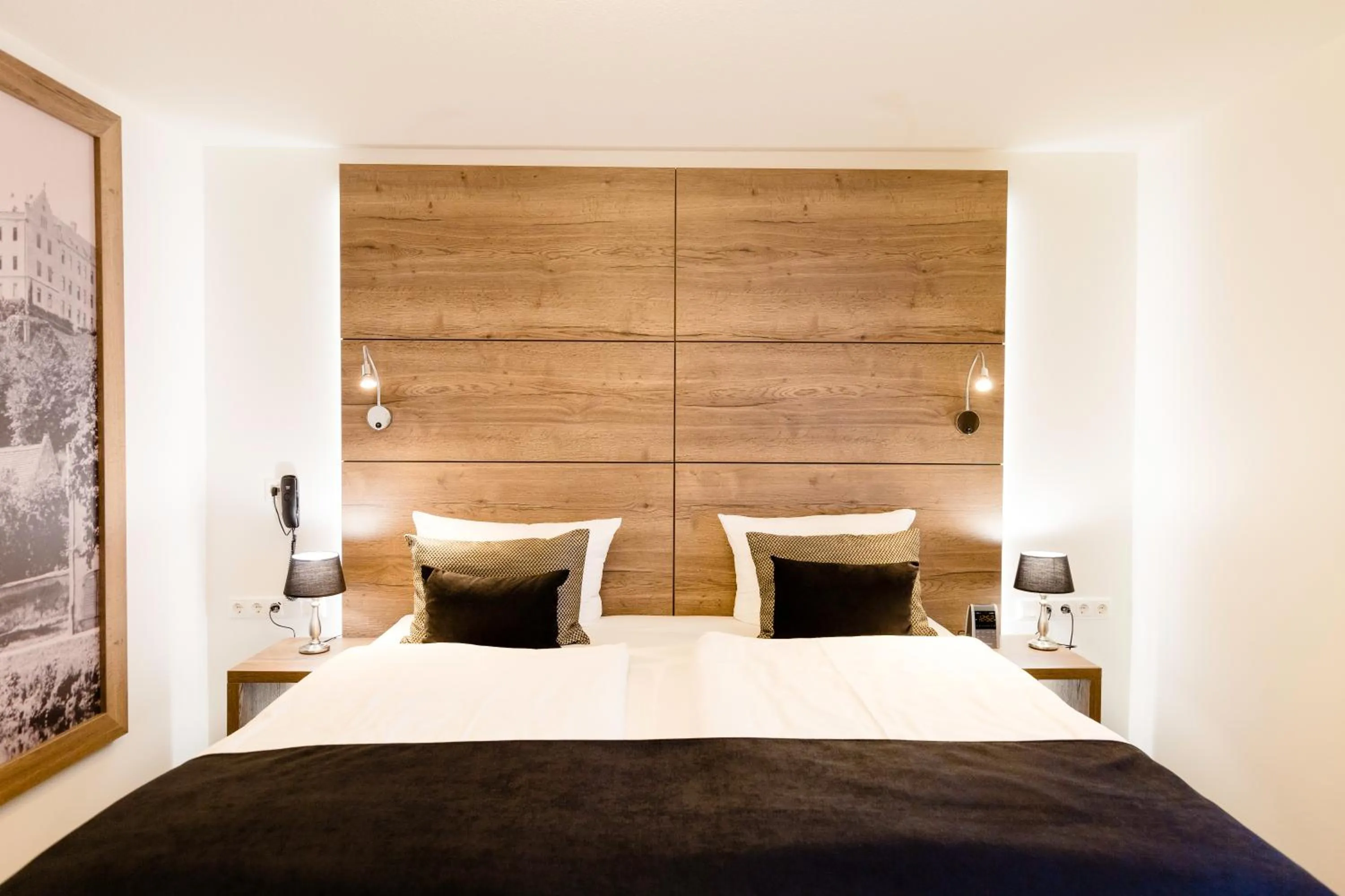 Photo of the whole room, Bed in Hotel Restaurant Zwergschlösschen