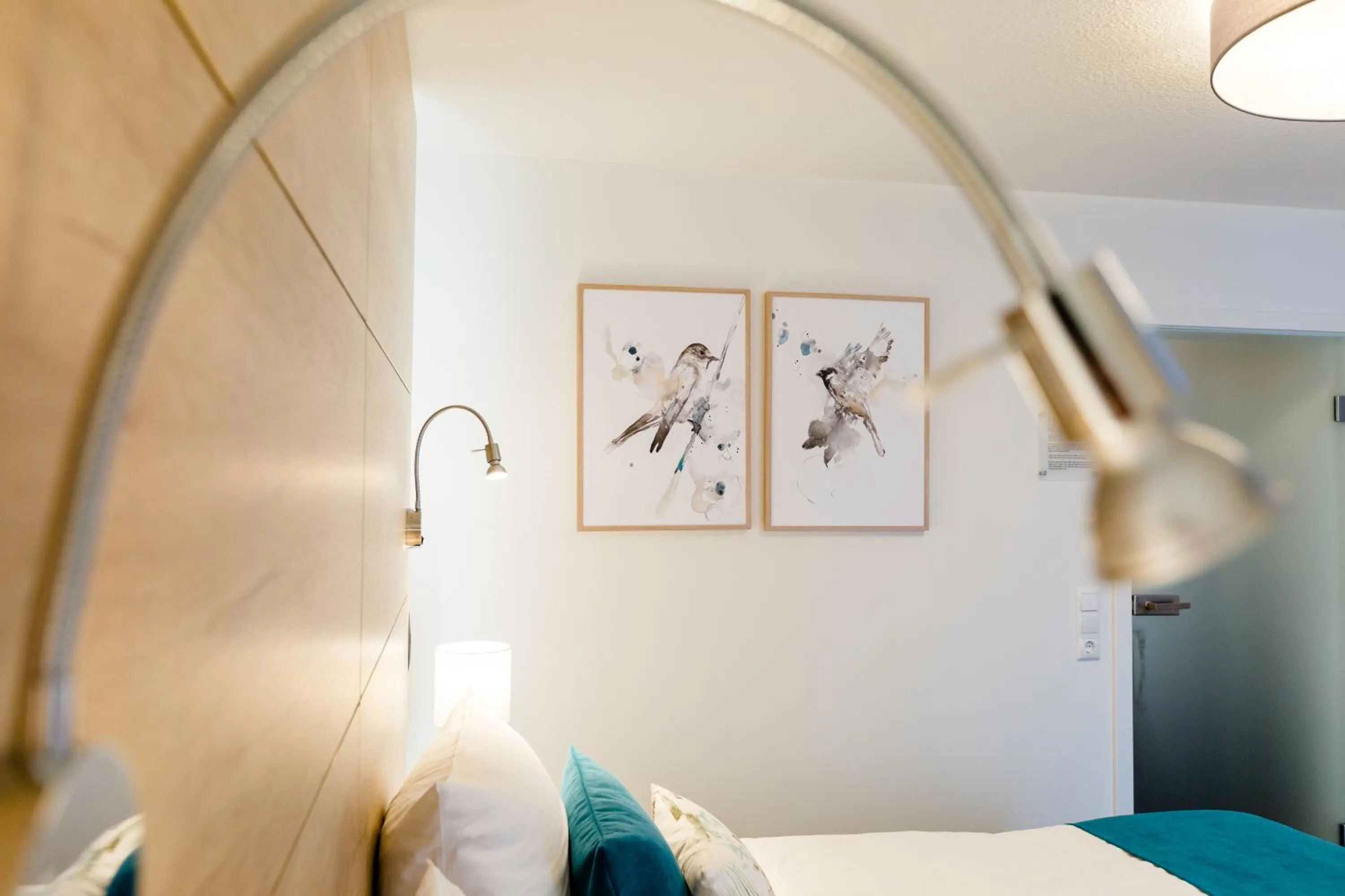 Decorative detail, Bed in Hotel Restaurant Zwergschlösschen