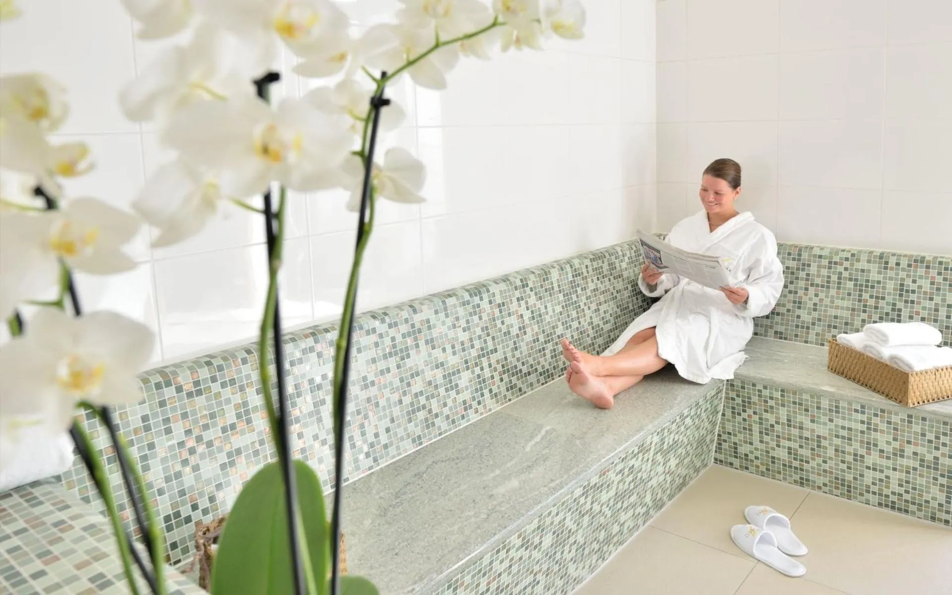 Steam room in Privathotel Lindtner Hamburg