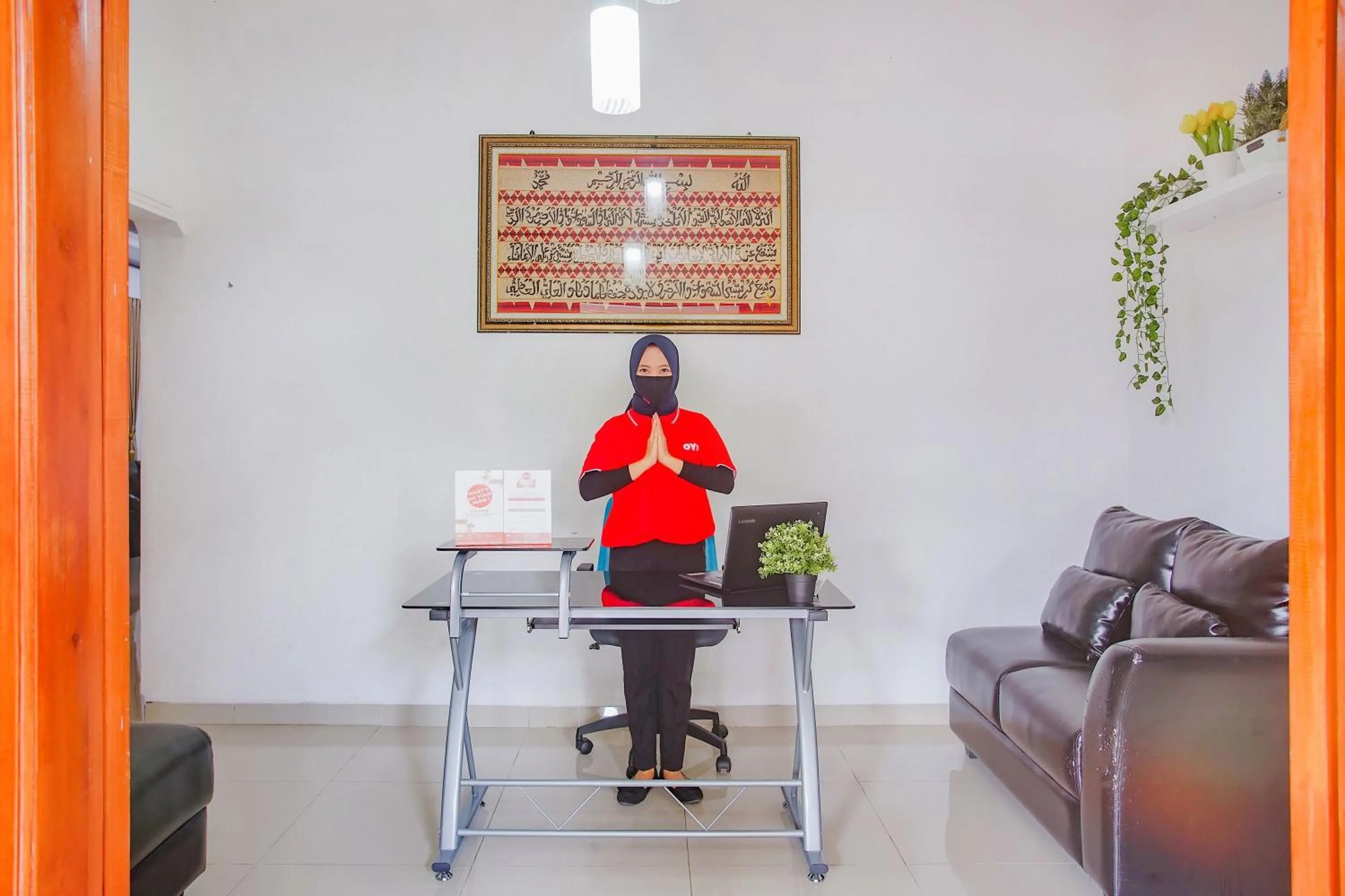 Lobby or reception in Hotel O Wisma Bambu Syariah