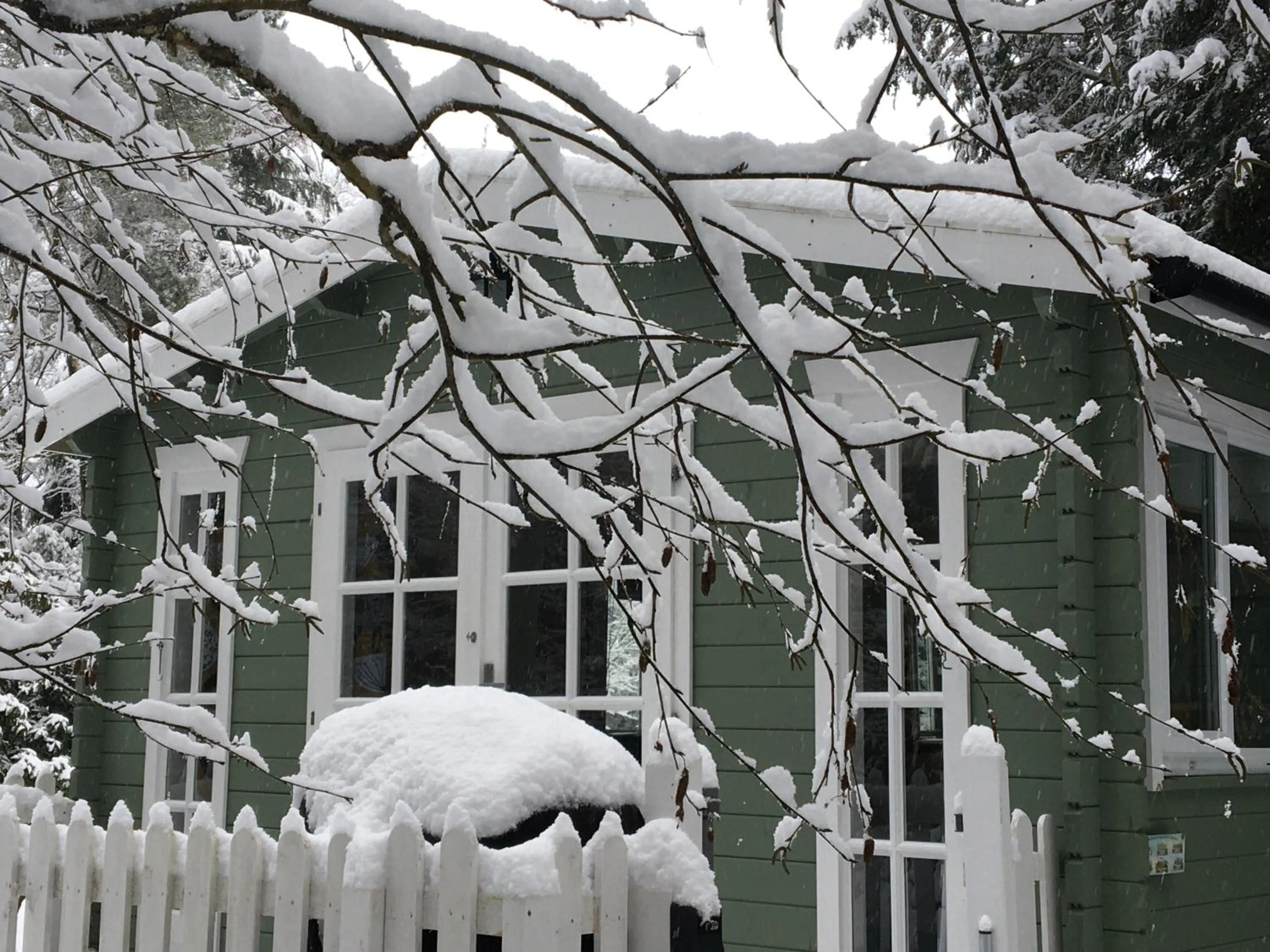 Property building in Woodland Cabin With private Wood-Fired Hot-Tub
