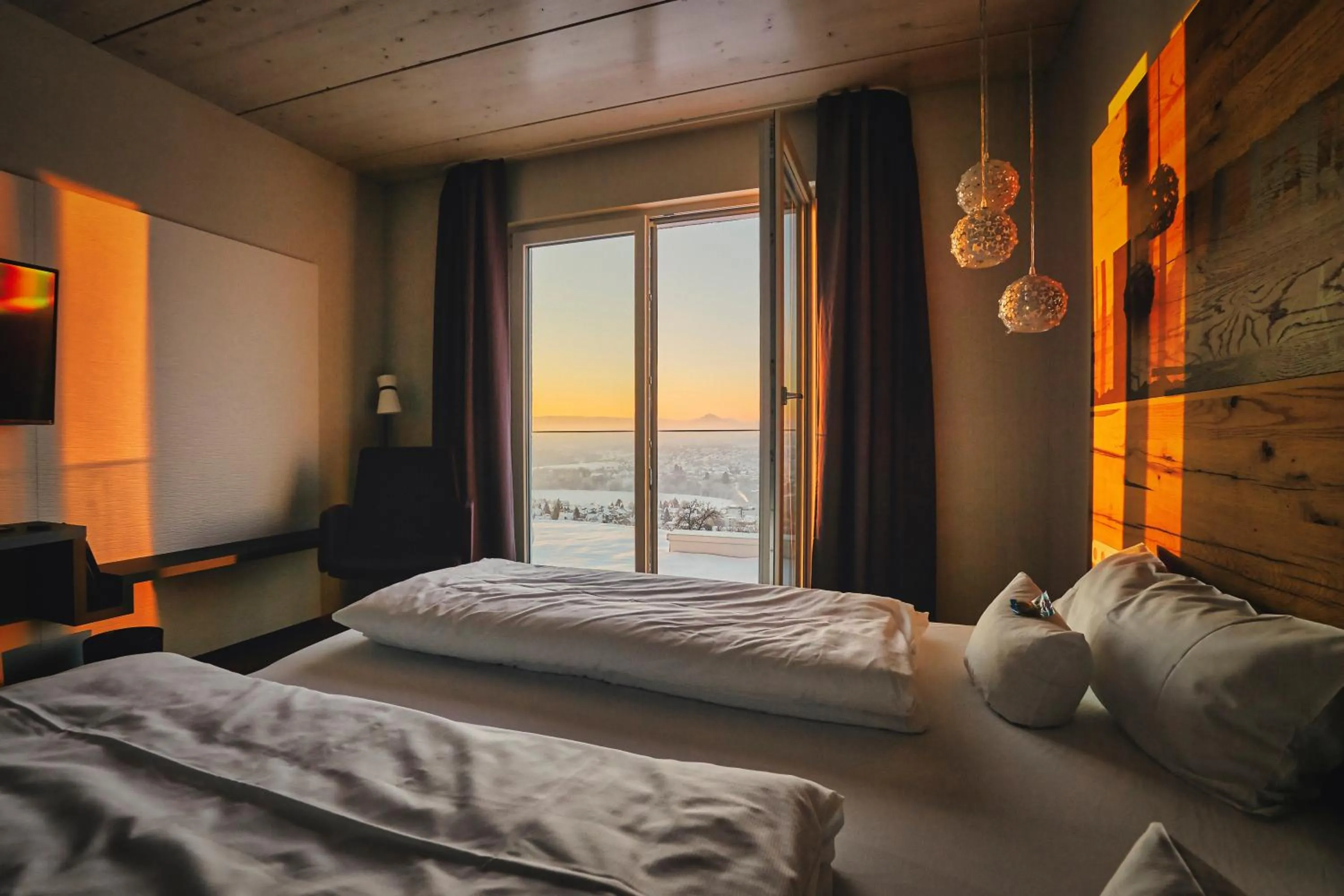 Bed in Hotel Schönbuch