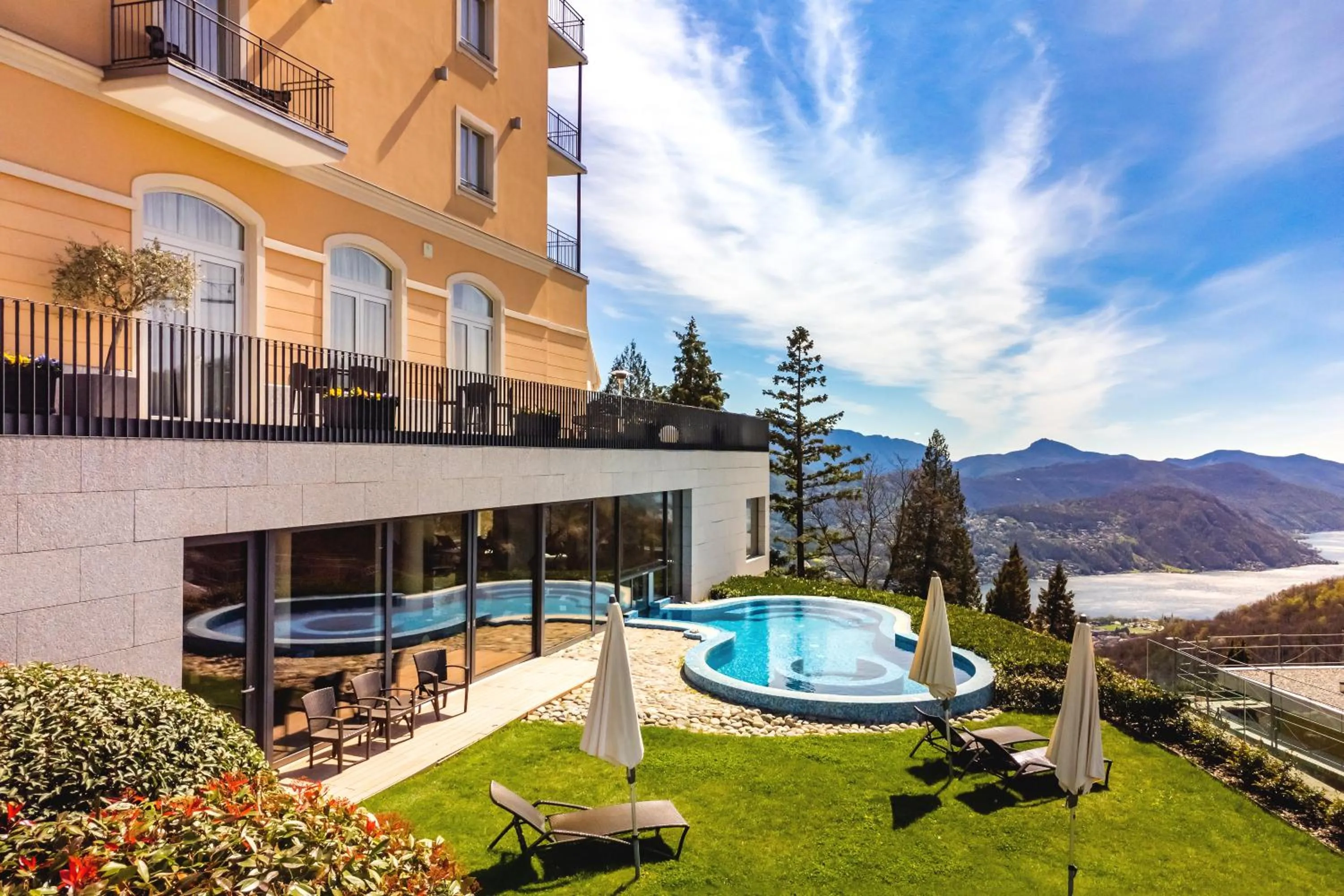 City view in Kurhaus Cademario Hotel & SPA - Adults Only