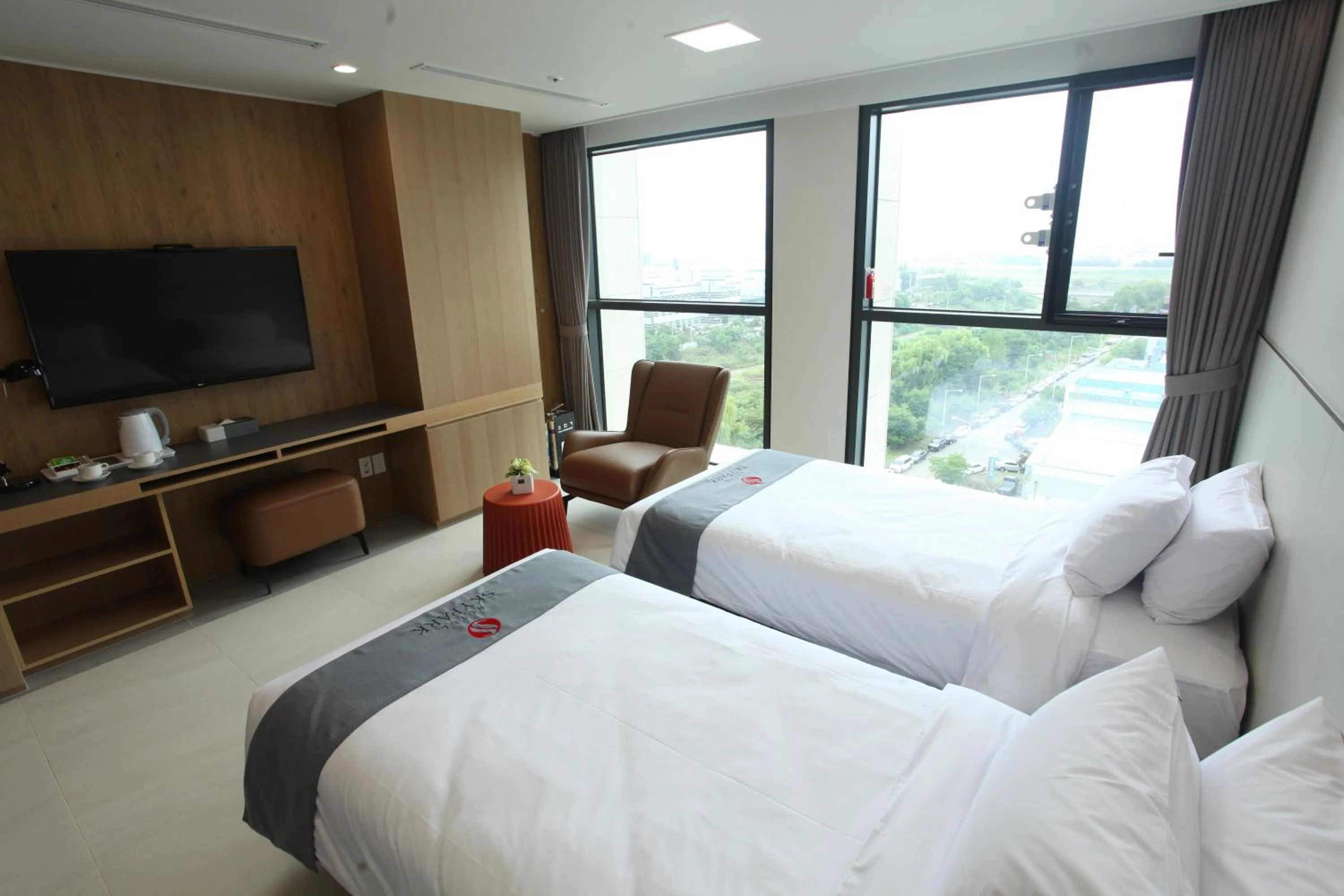 Bed in Hotel Skypark DaejeonⅠ
