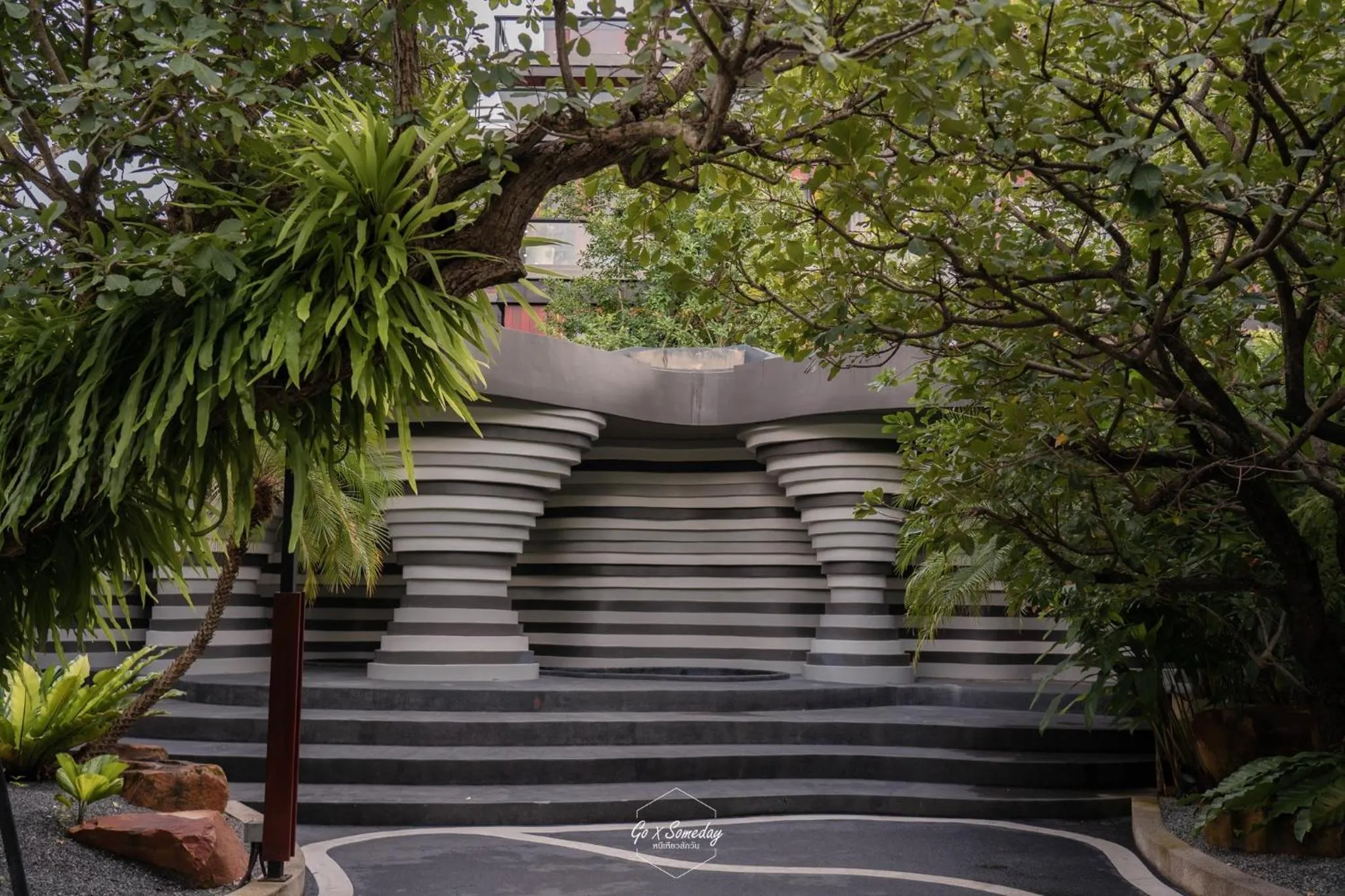 Garden in The Gems Mining Pool Villas Pattaya