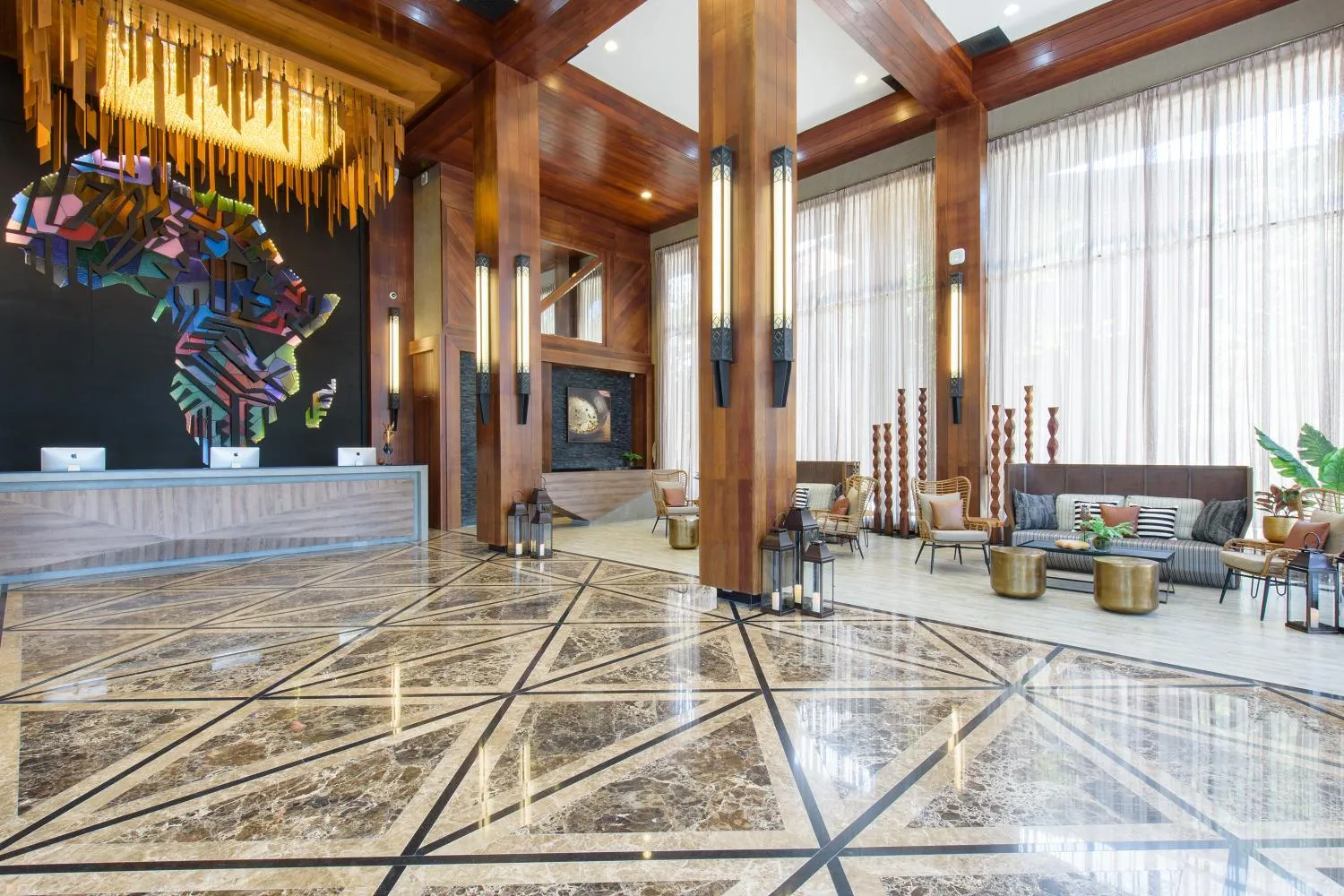 Lobby or reception in The Gems Mining Pool Villas Pattaya
