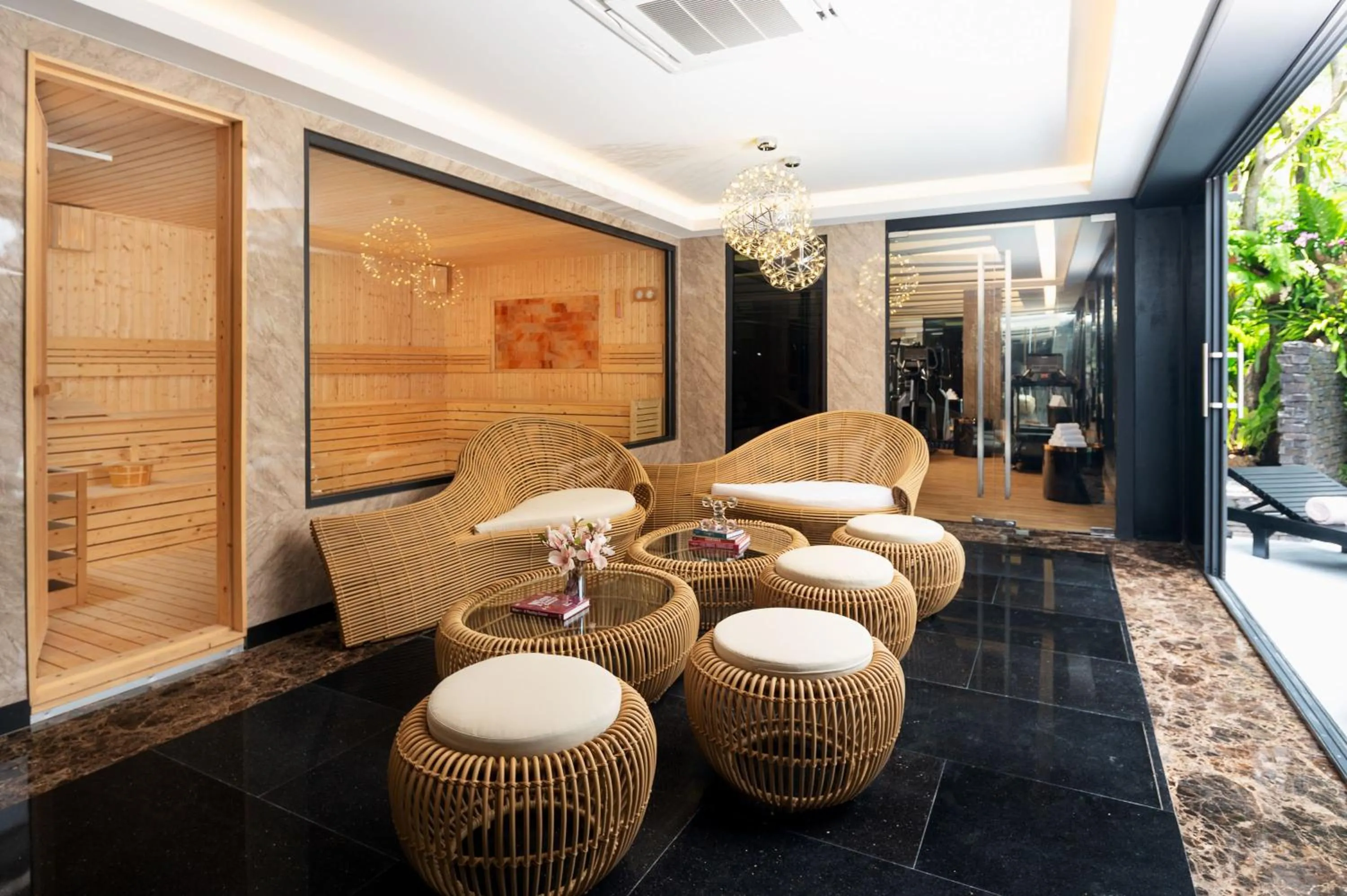 Sauna in The Gems Mining Pool Villas Pattaya