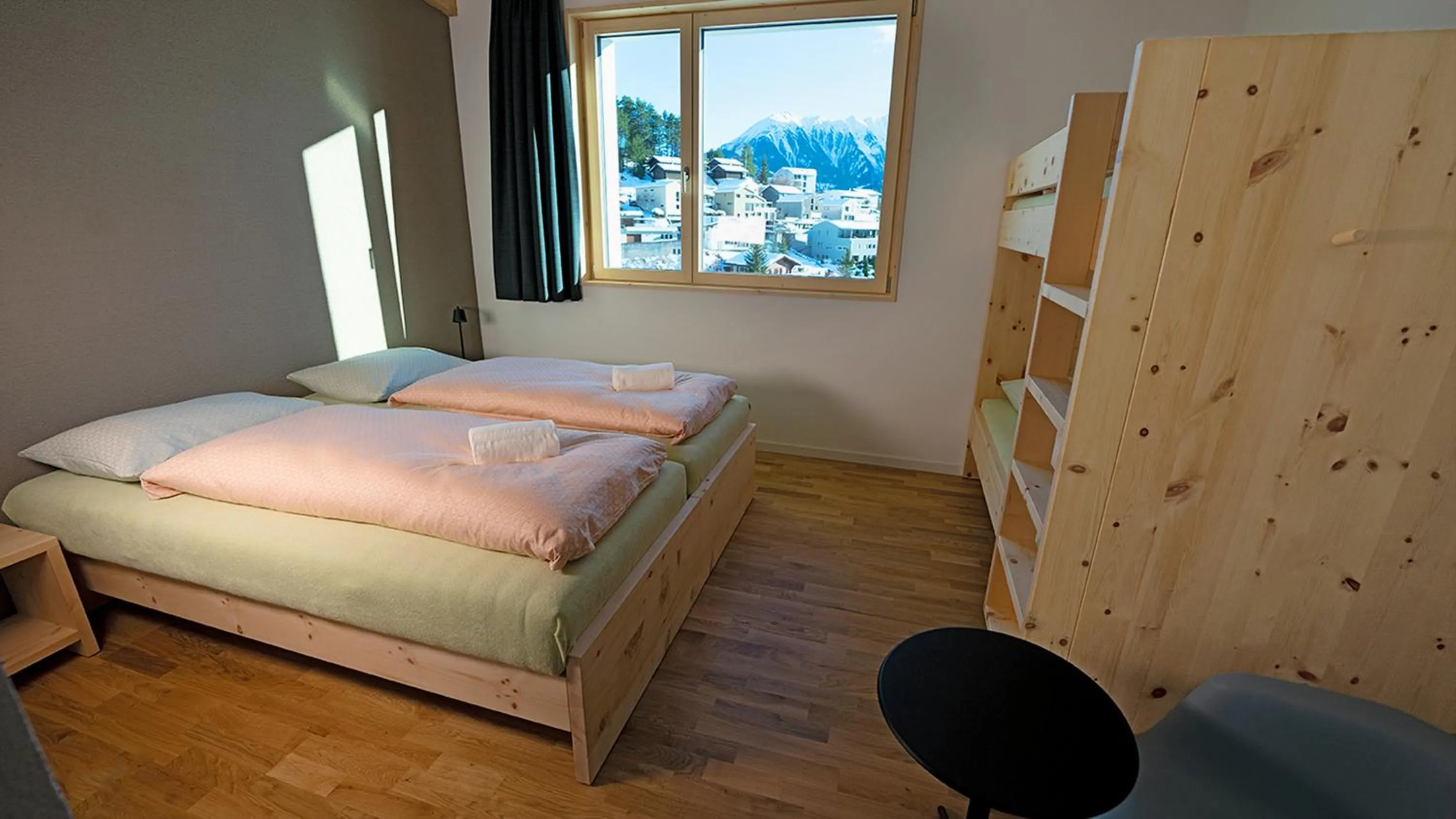 Photo of the whole room, Bed in Laax wellnessHostel3000