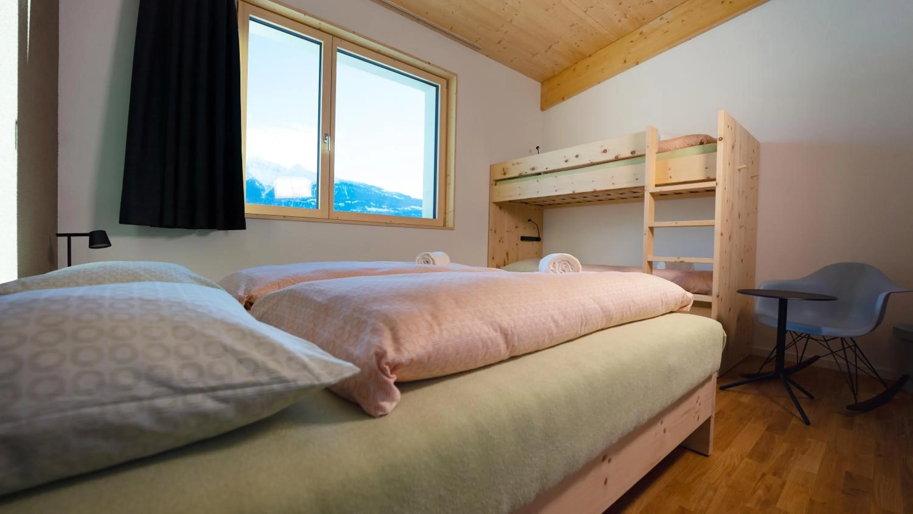 Photo of the whole room, Bed in Laax wellnessHostel3000