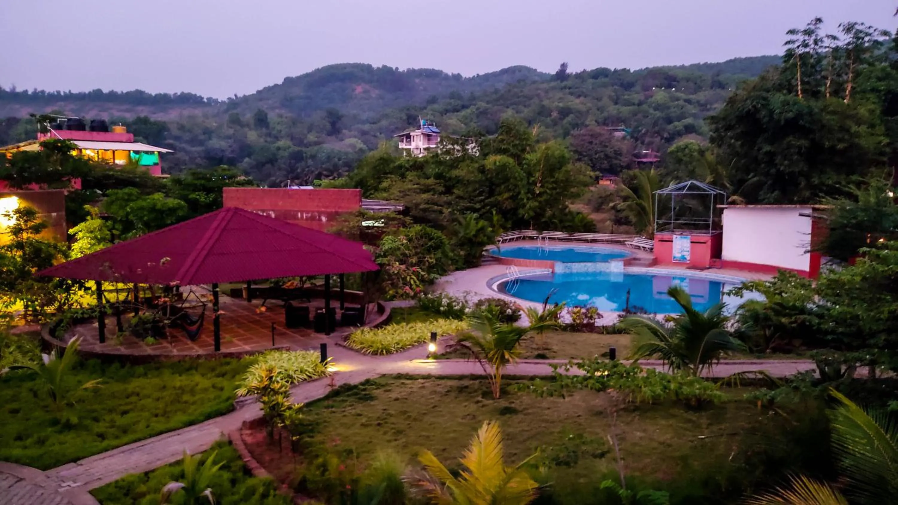 Bird's eye view in Arthigamya Spa & Resort