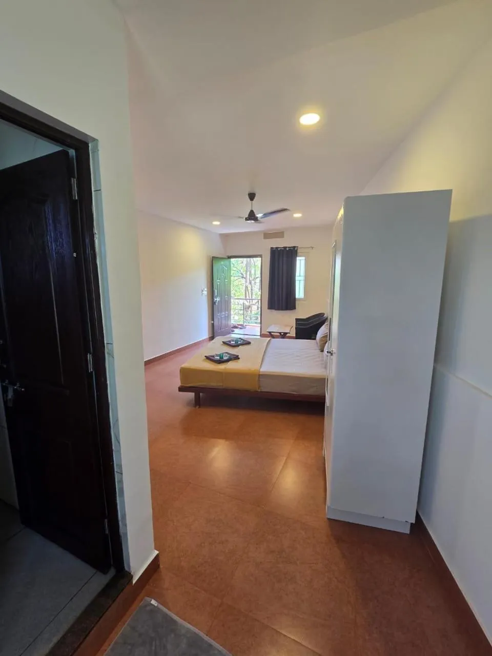 Bed in Arthigamya Spa & Resort