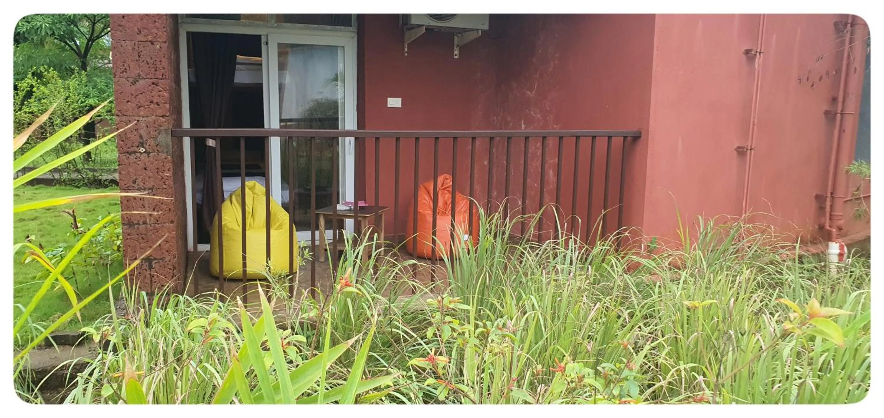 Balcony/Terrace in Arthigamya Spa & Resort