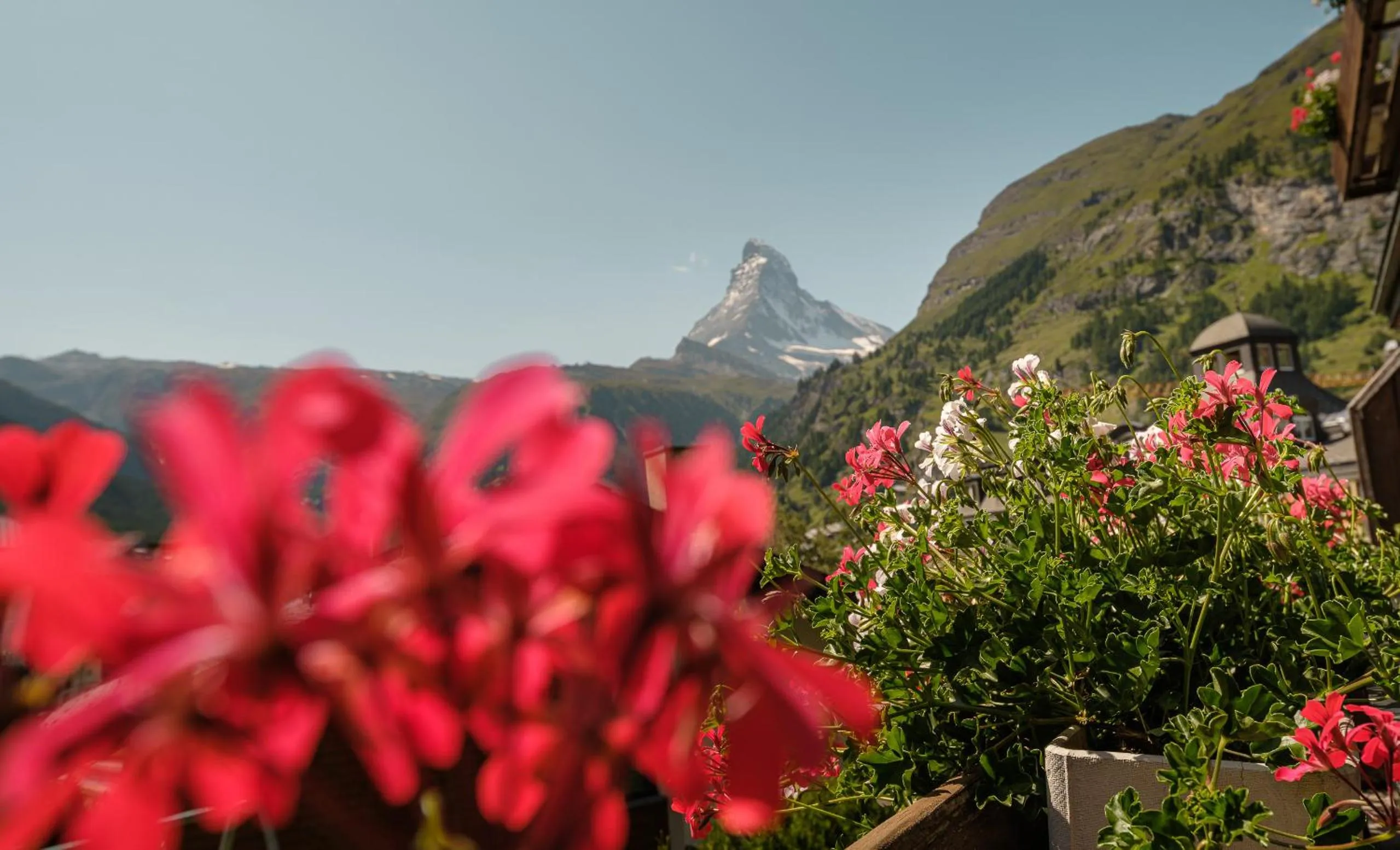 Balcony/Terrace in Hotel Bella Vista Zermatt