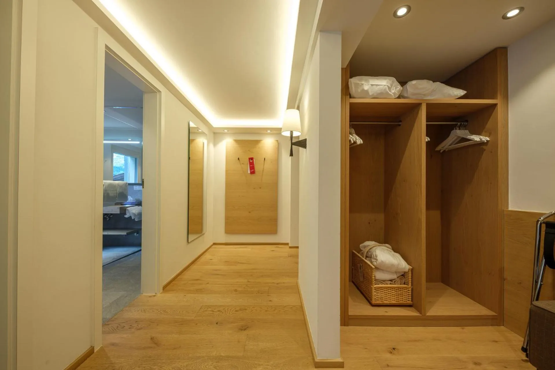 wardrobe in Hotel Bella Vista Zermatt