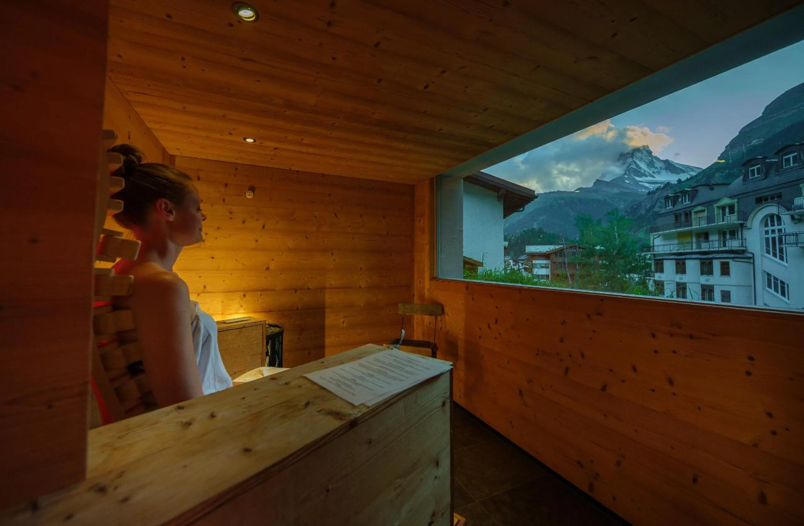 Sauna in Hotel Bella Vista Zermatt