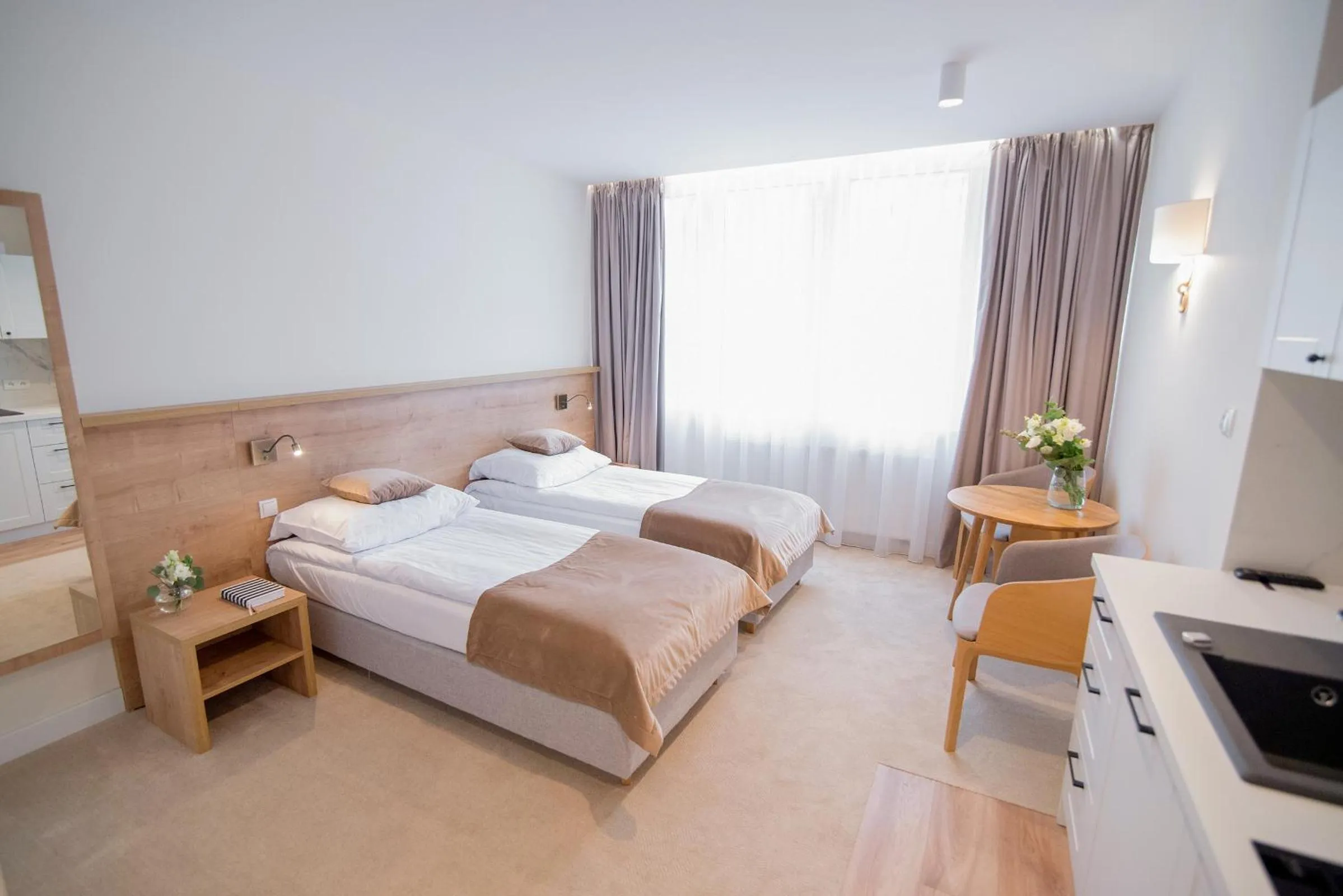 Bed in W Sercu Krakowa Aparthotel