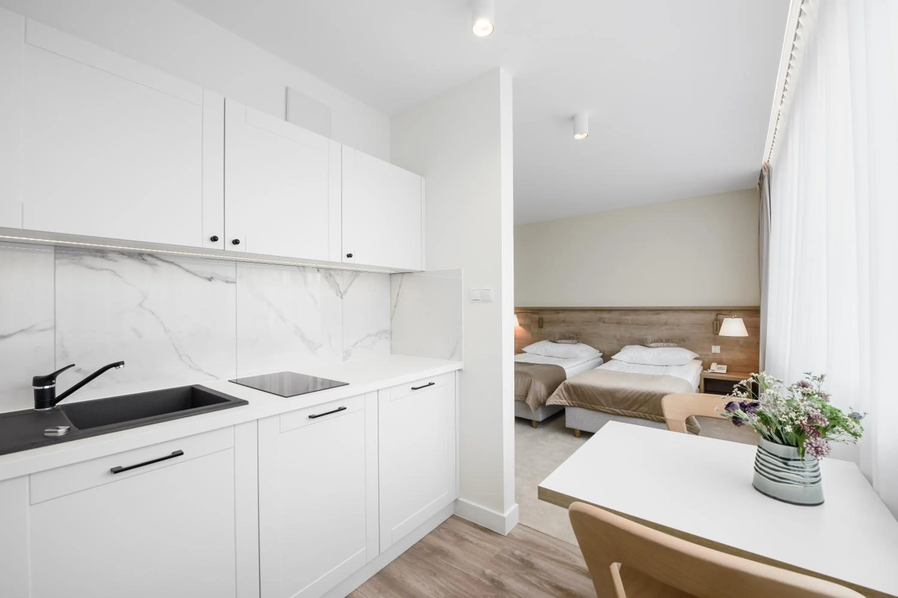 Bed in W Sercu Krakowa Aparthotel