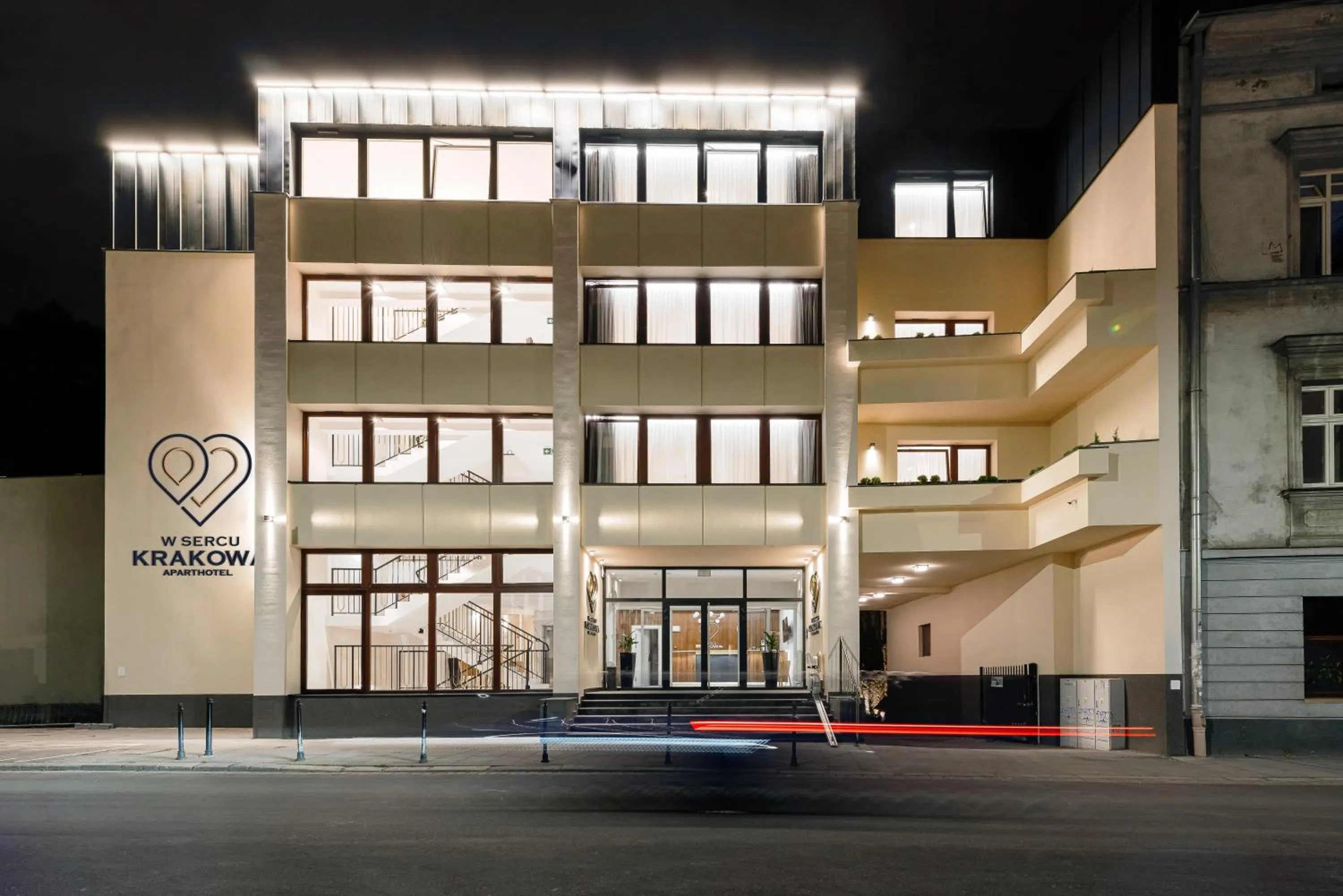 Property building in W Sercu Krakowa Aparthotel
