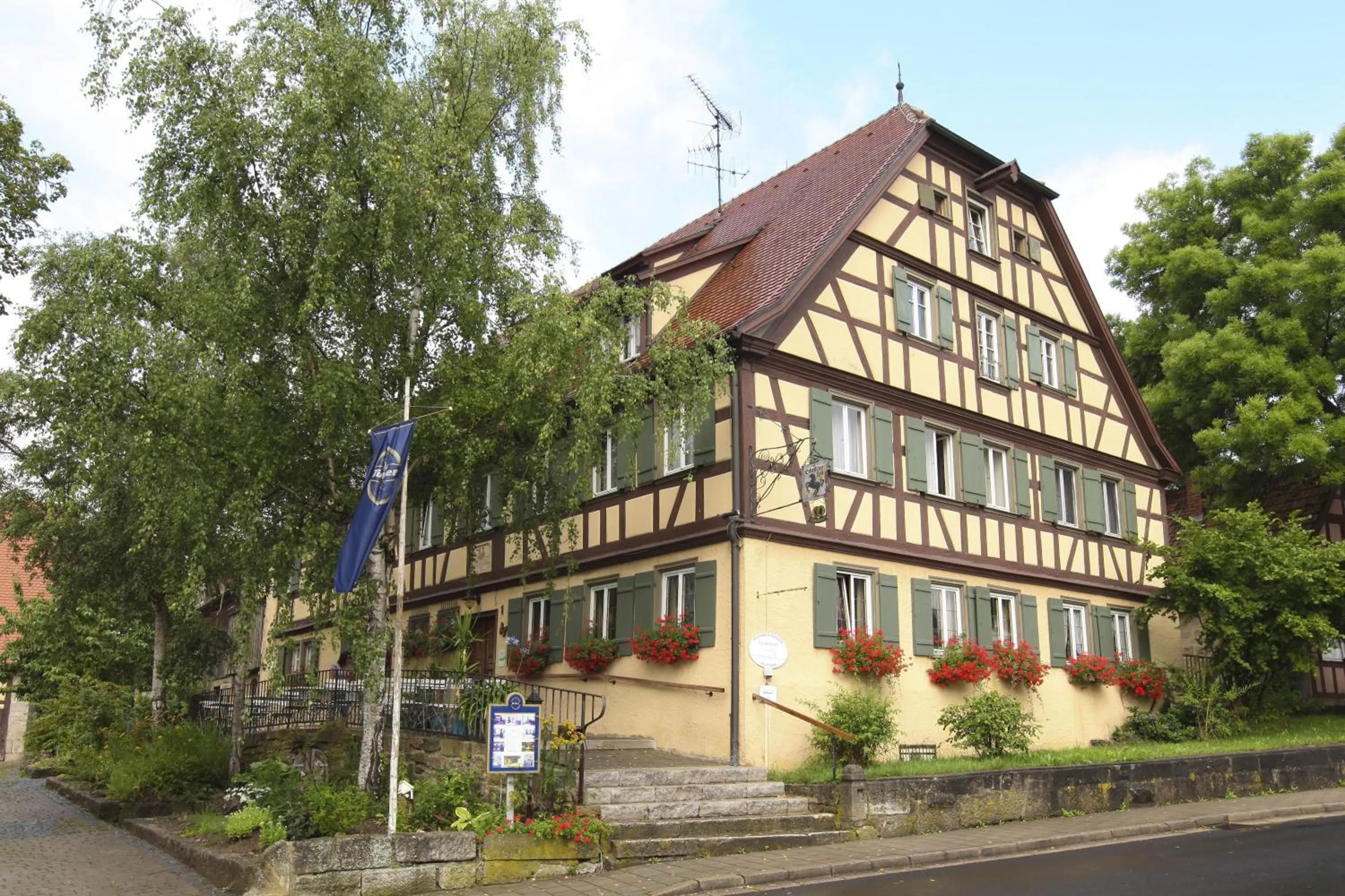 Property building in Landhotel Schwarzes Ross