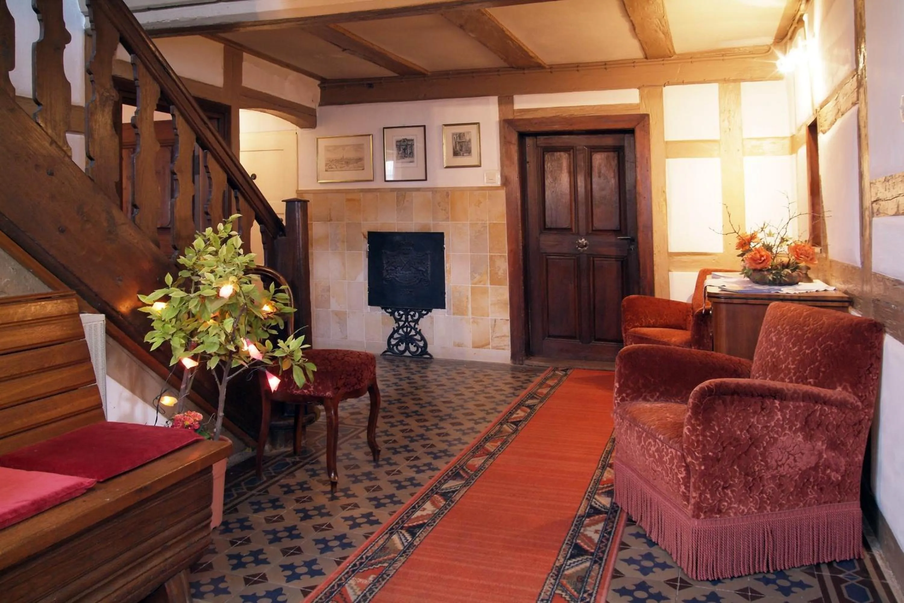 Lobby or reception in Landhotel Schwarzes Ross